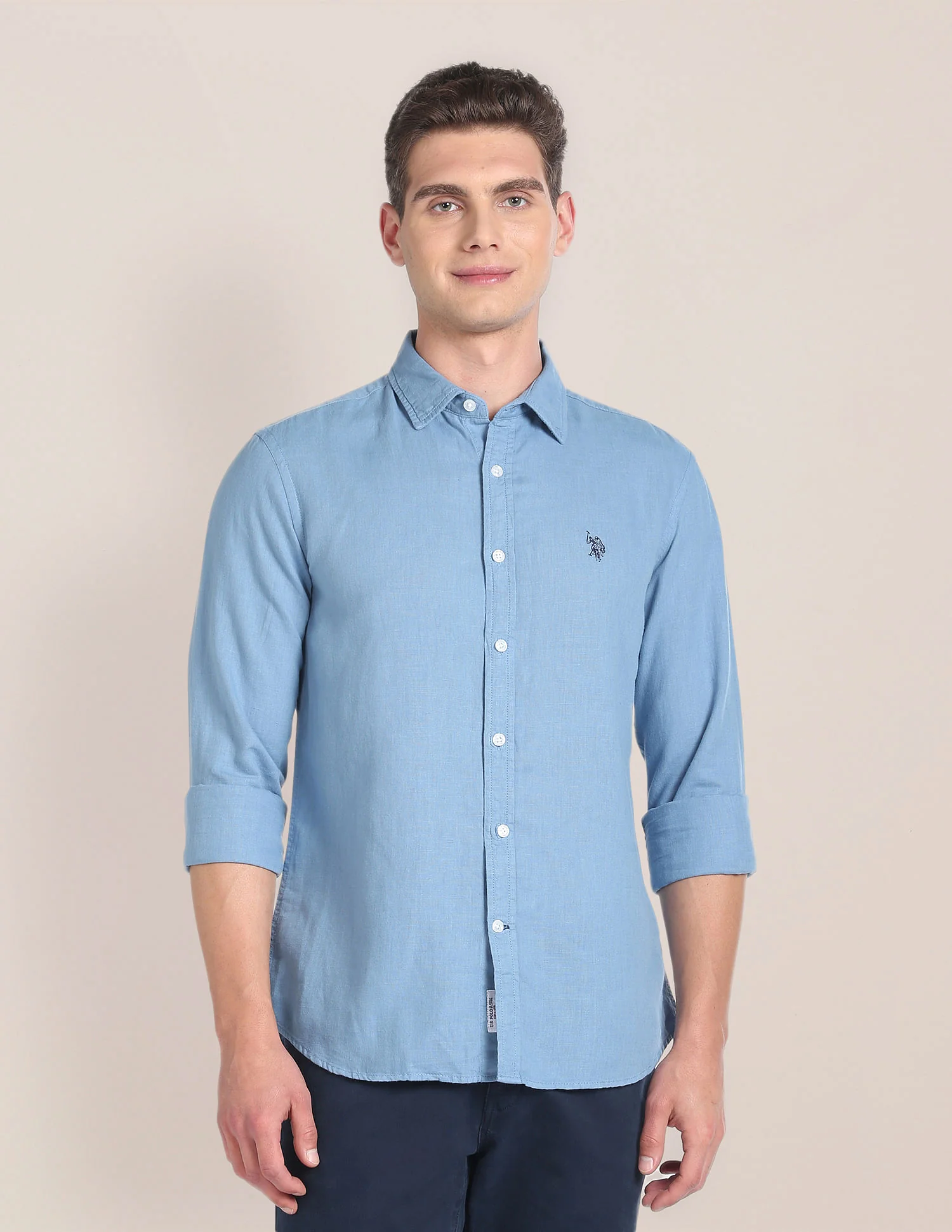 Linen Tailored Fit Shirt - Image 6