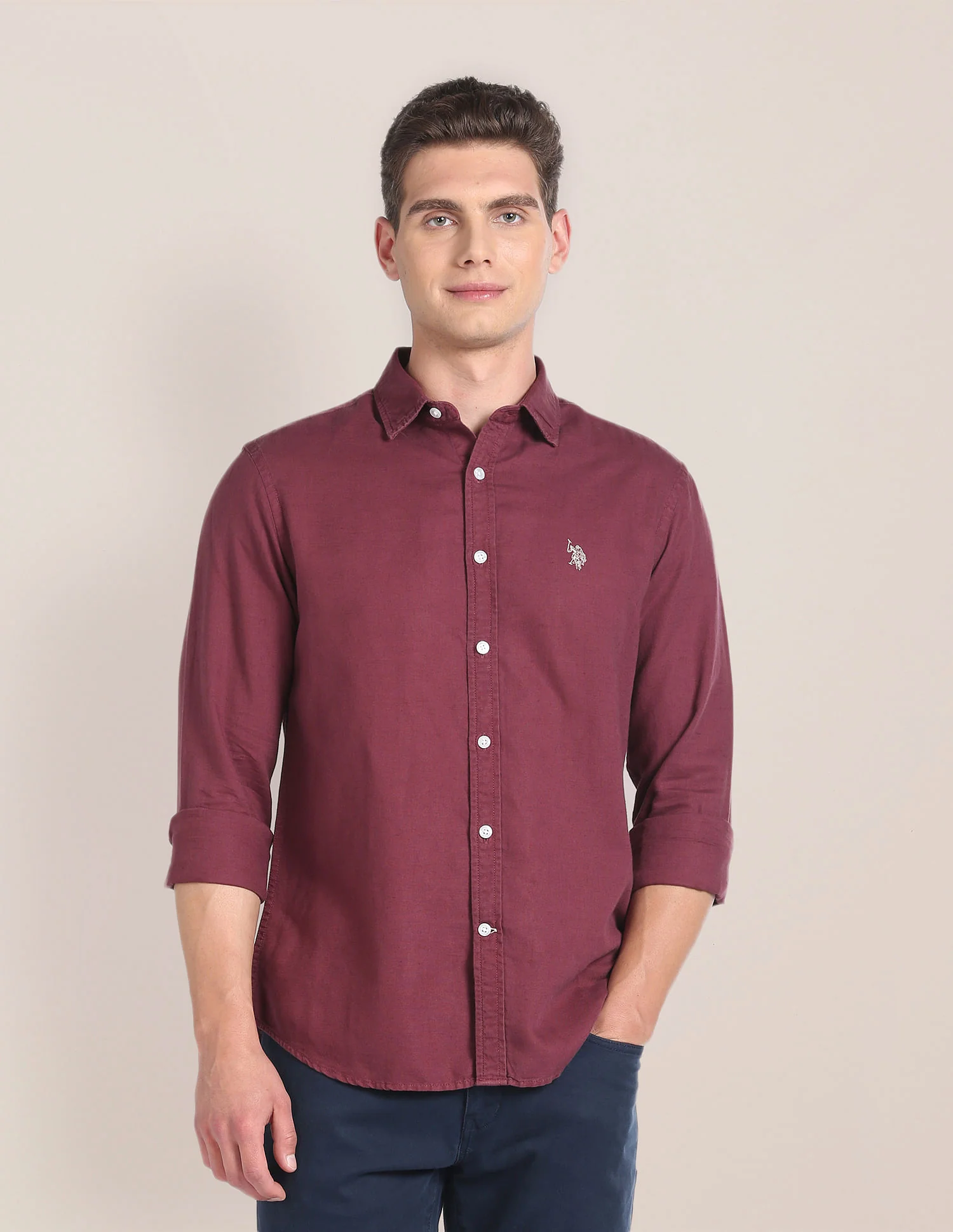 Linen Tailored Fit Shirt