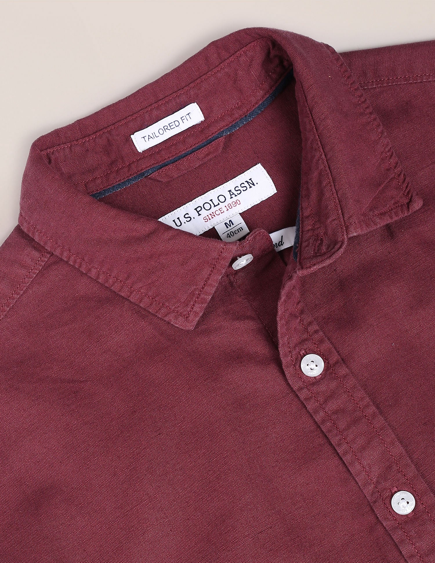 Linen Tailored Fit Shirt - Image 2