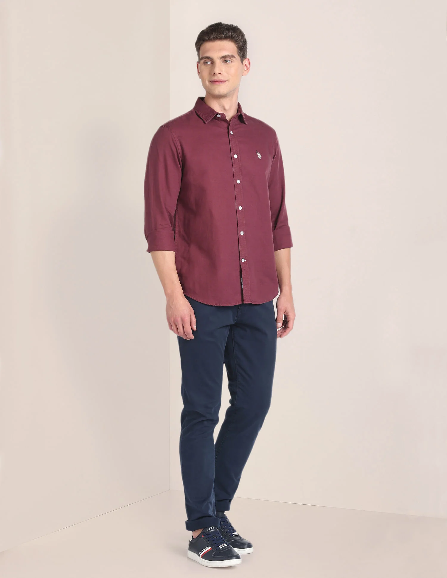 Linen Tailored Fit Shirt - Image 3