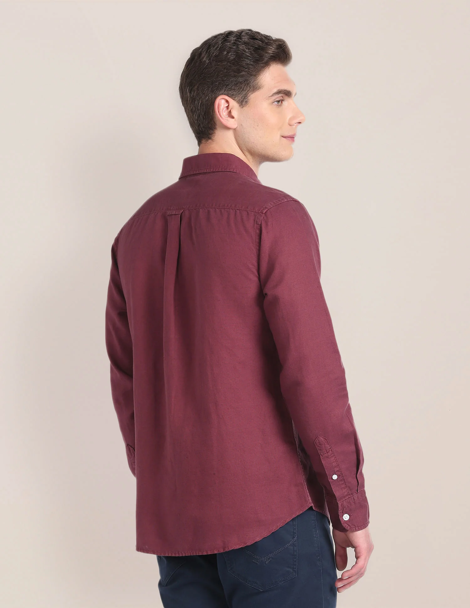 Linen Tailored Fit Shirt - Image 5