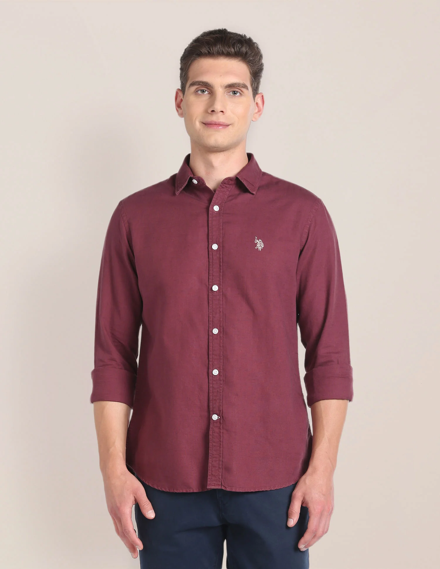 Linen Tailored Fit Shirt - Image 6