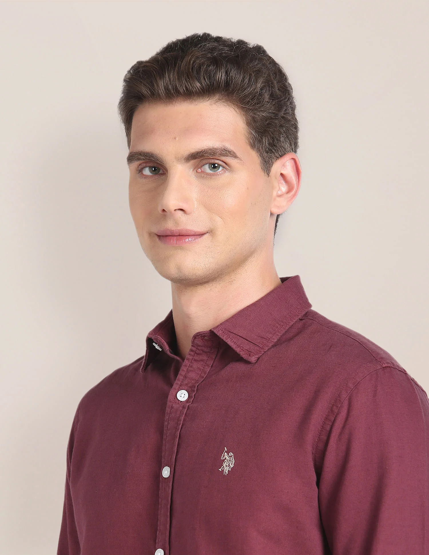 Linen Tailored Fit Shirt - Image 7