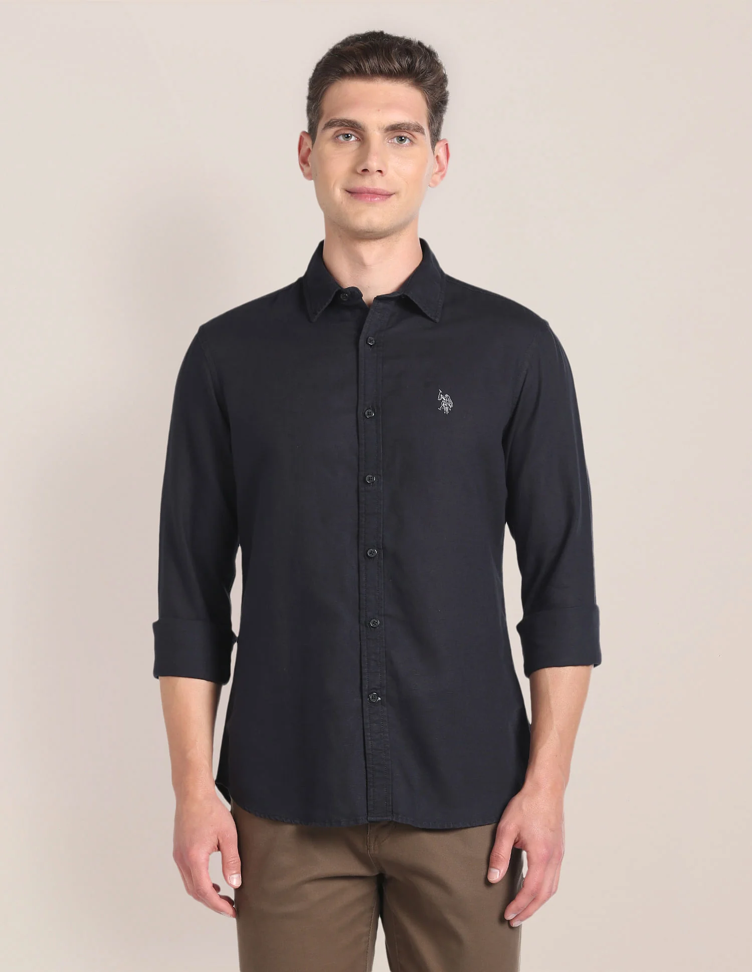 Linen Tailored Fit Shirt - Image 6