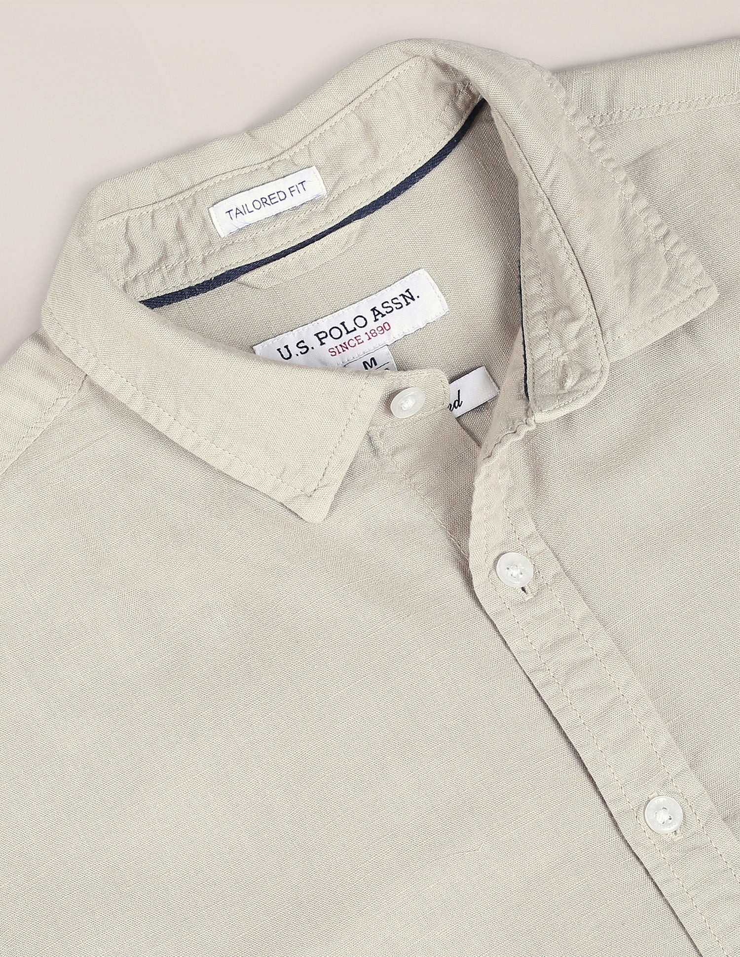 Linen Tailored Fit Shirt - Image 2