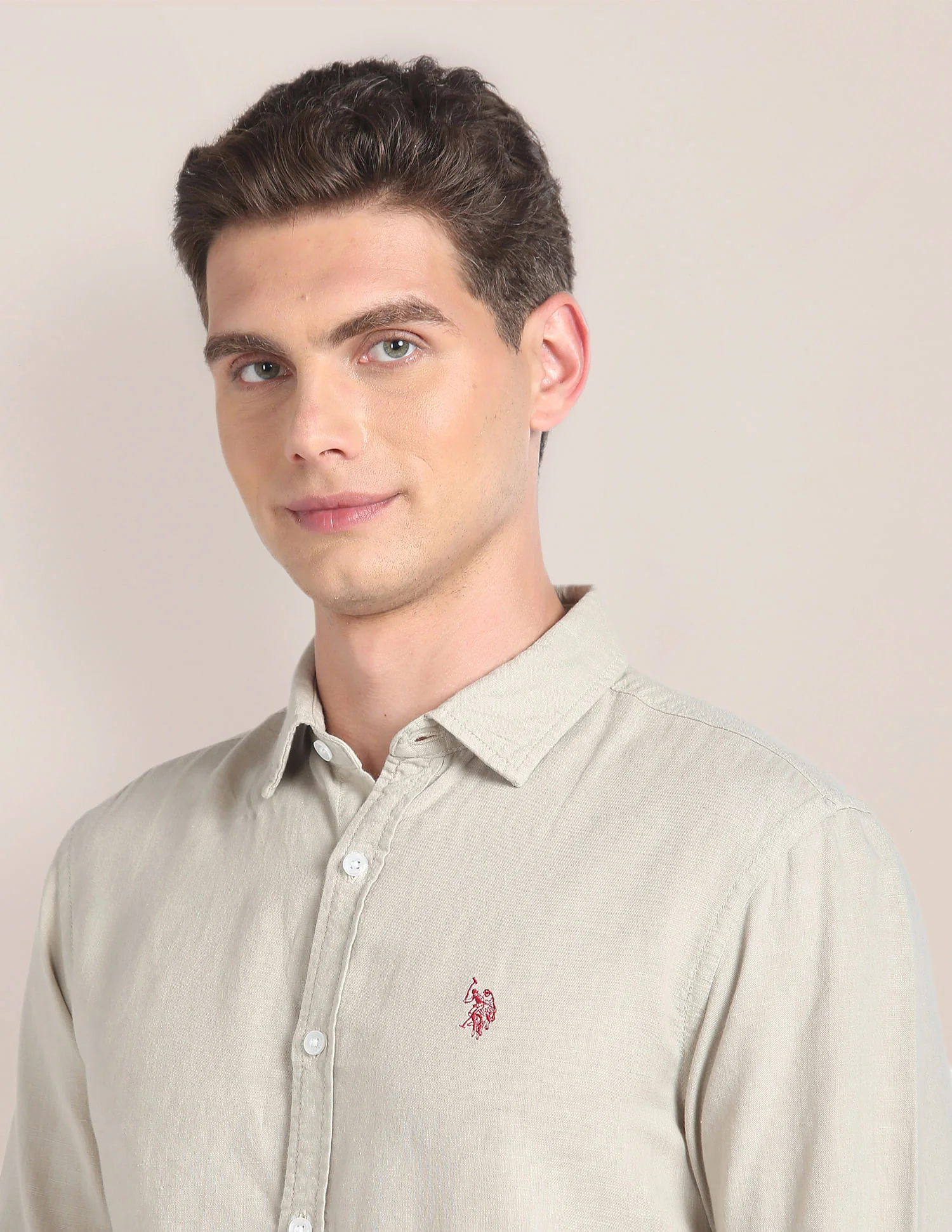 Linen Tailored Fit Shirt - Image 7