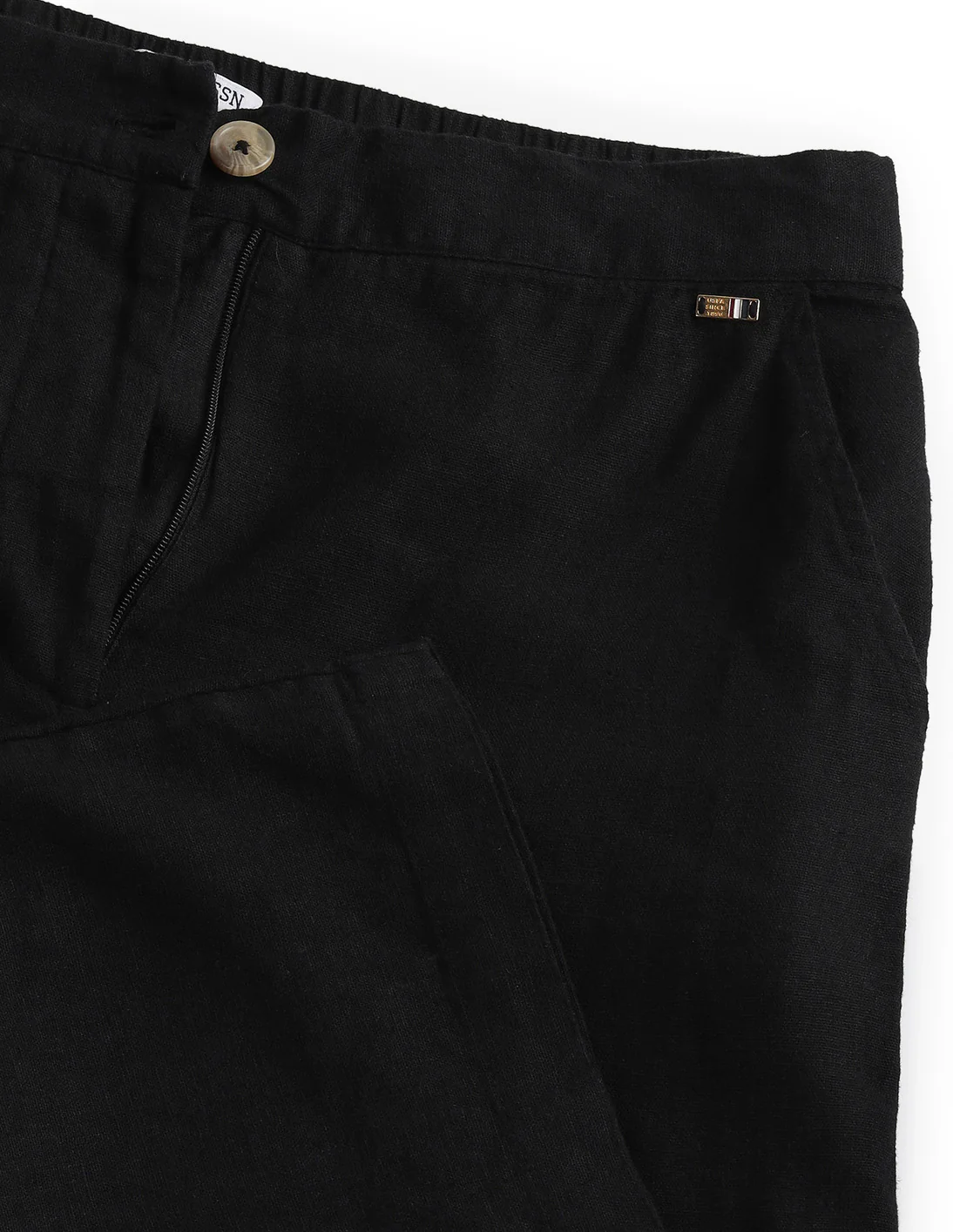 Linen Wide Leg Trousers - Image 2
