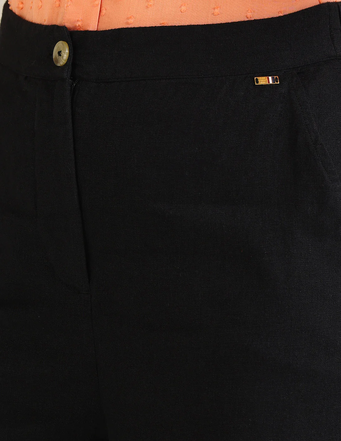 Linen Wide Leg Trousers - Image 7