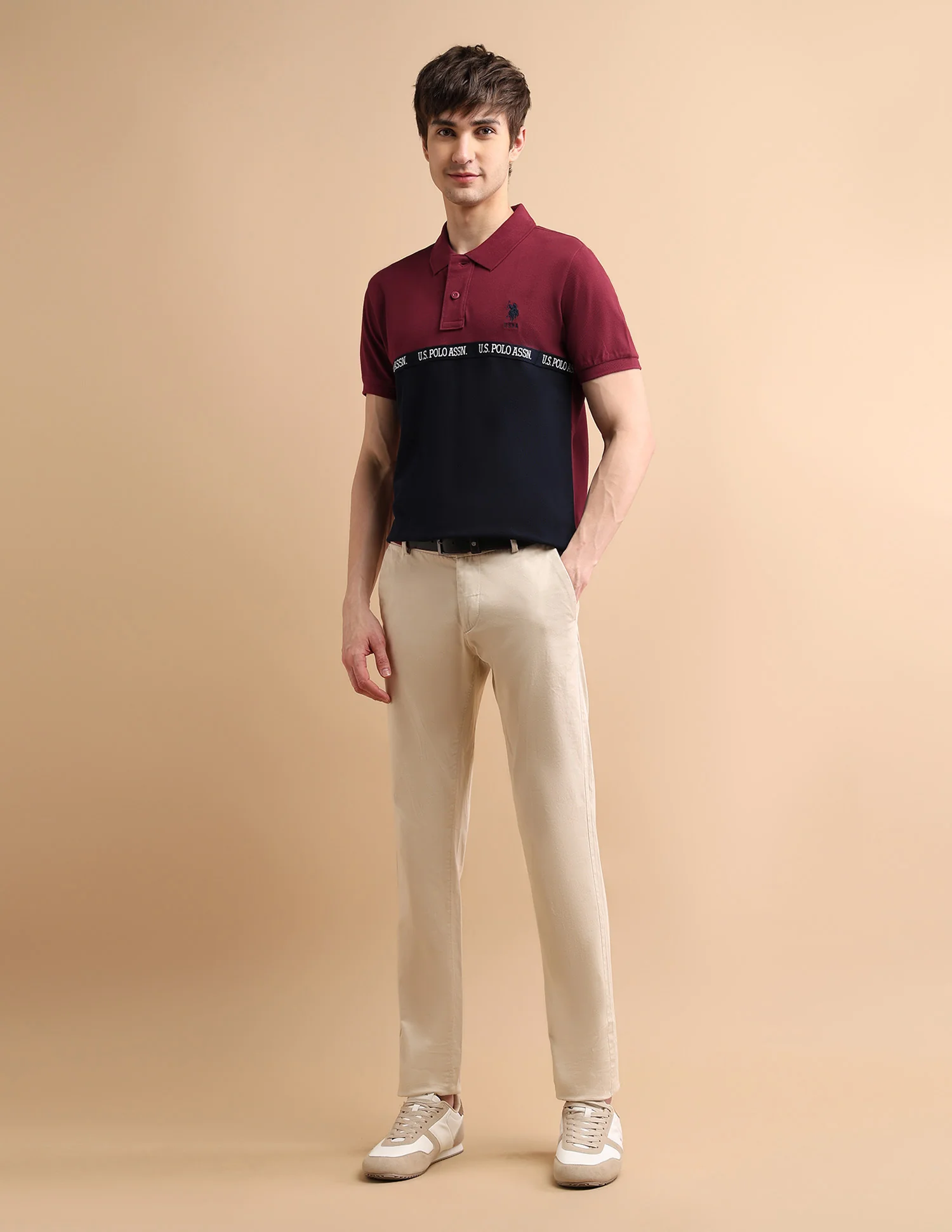 Logo Tape Polo Shirt - Image 3