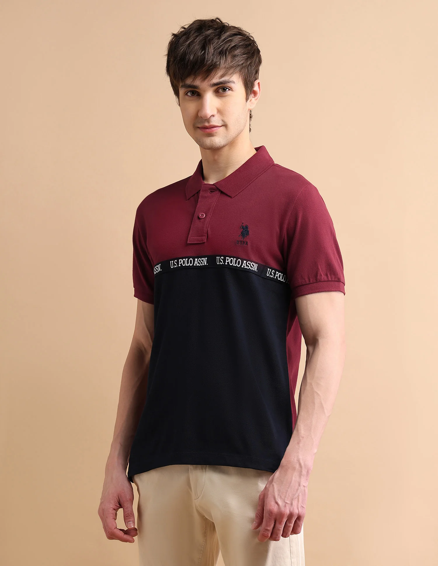 Logo Tape Polo Shirt - Image 4