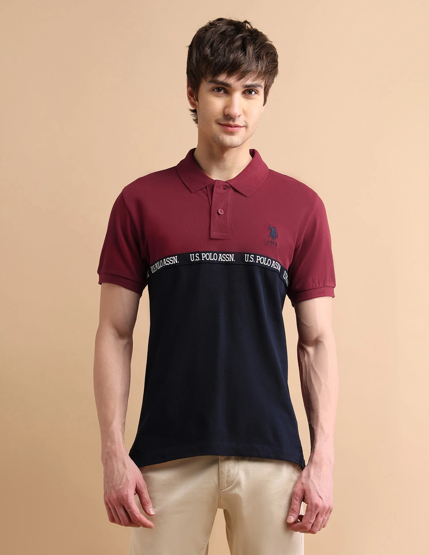 Logo Tape Polo Shirt - Image 6