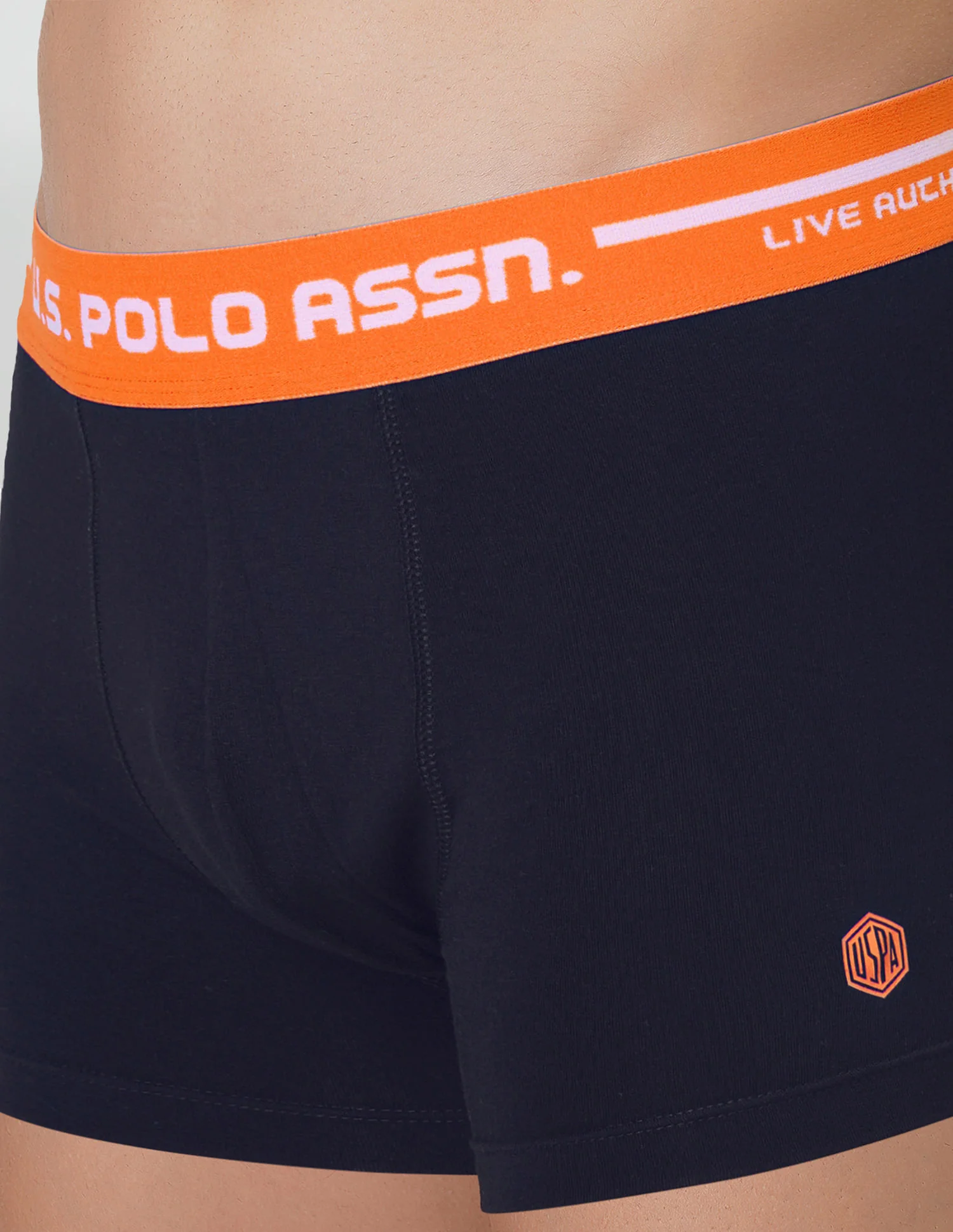 Logo Waistband Cotton Stretch IYAI Trunks - Pack Of 2 - Image 4