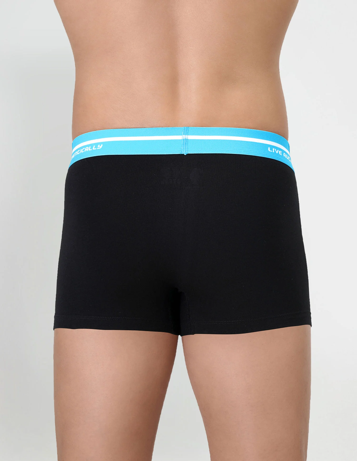 Logo Waistband Cotton Stretch IYAI Trunks - Pack Of 2 - Image 3