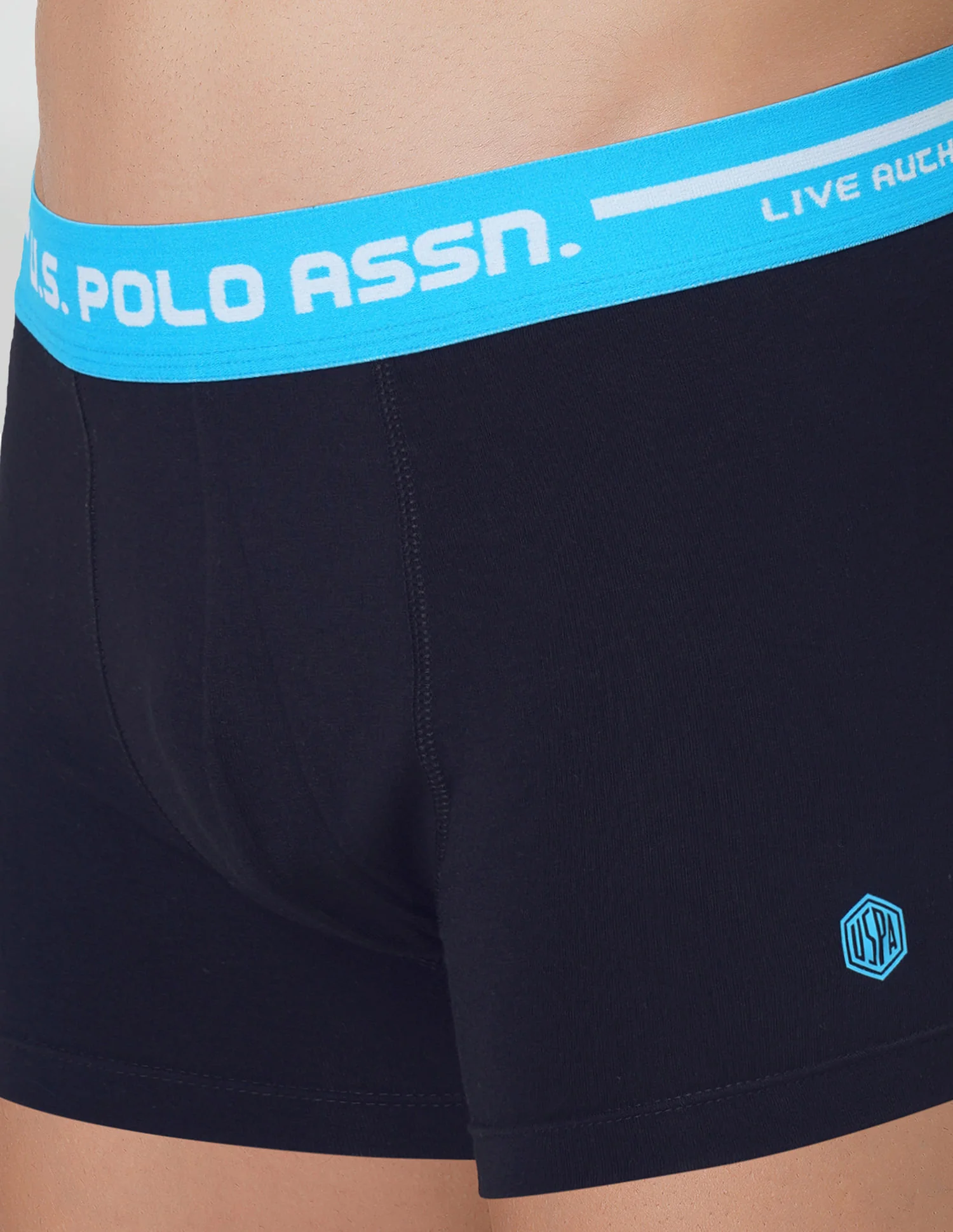 Logo Waistband Cotton Stretch IYAI Trunks - Pack Of 2 - Image 4
