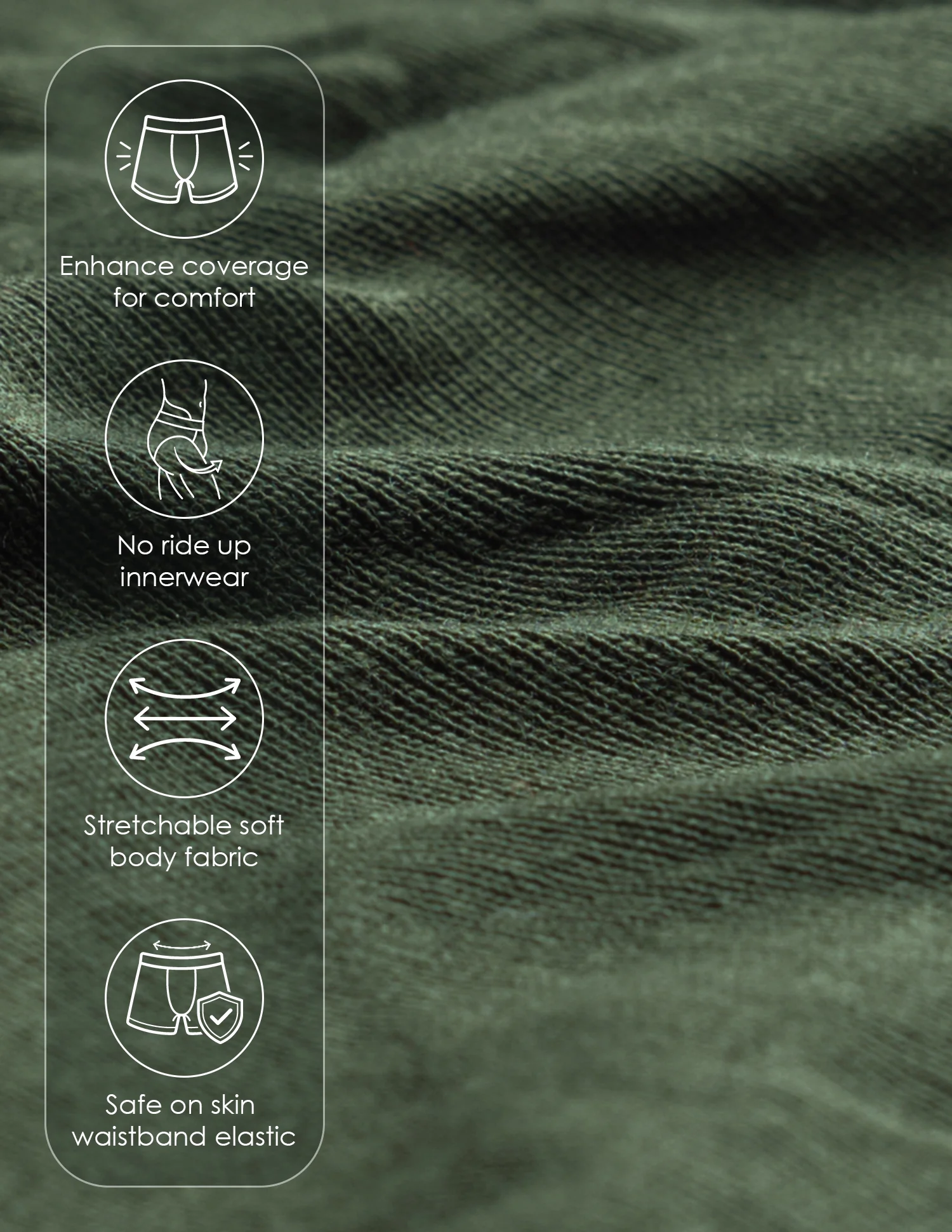 Solid Logo Waistband I641-P5 Trunks - Pack Of 5 - Image 17
