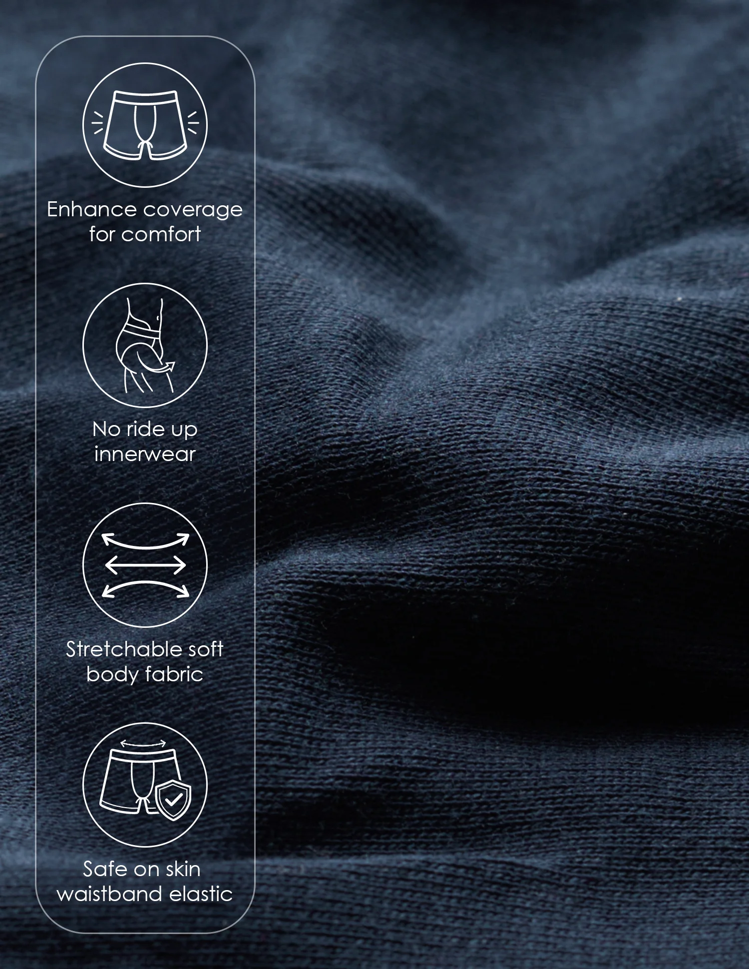 Solid Logo Waistband I641-P5 Trunks - Pack Of 5 - Image 17