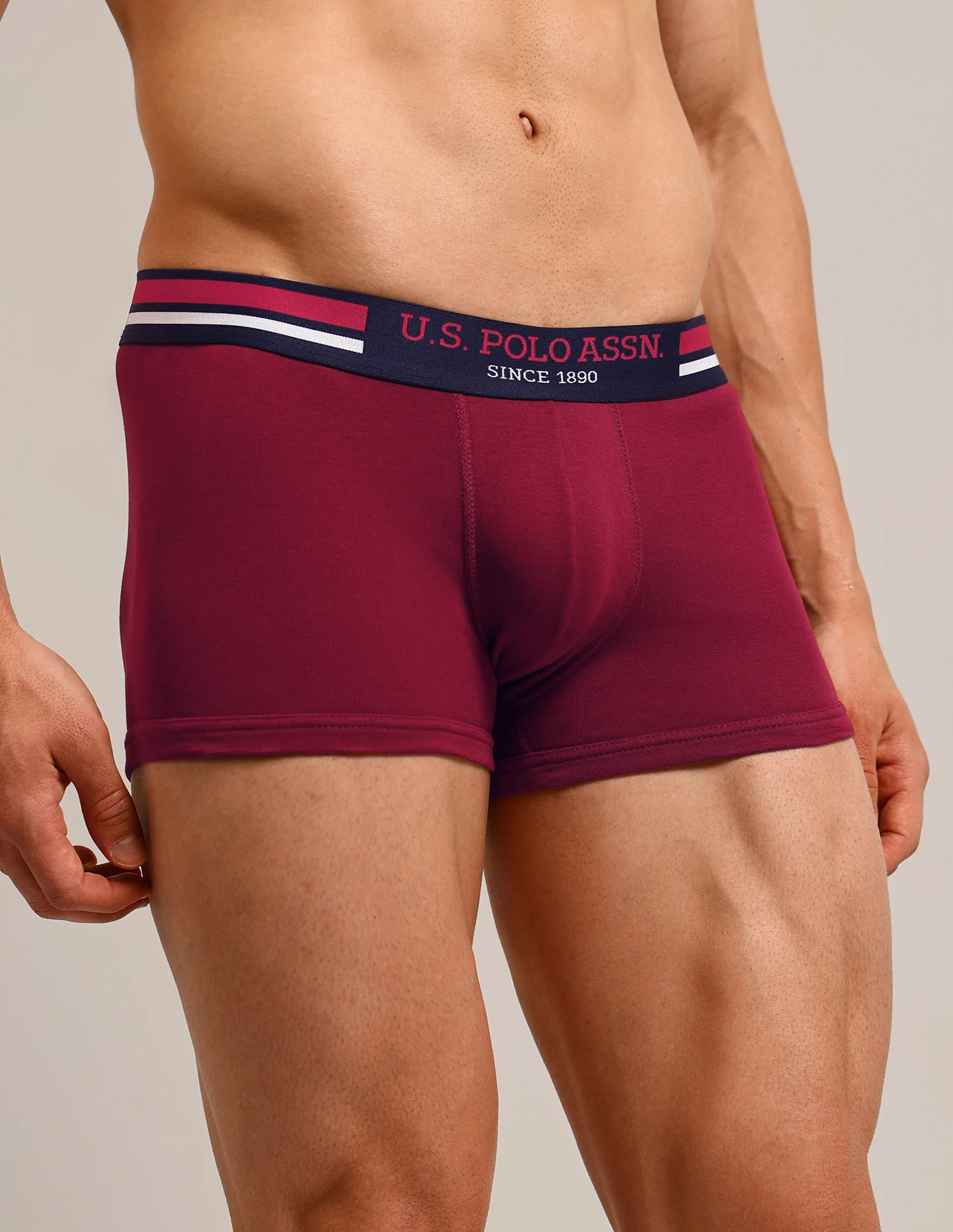 Solid Logo Waistband I641-P5 Trunks - Pack Of 5 - Image 8