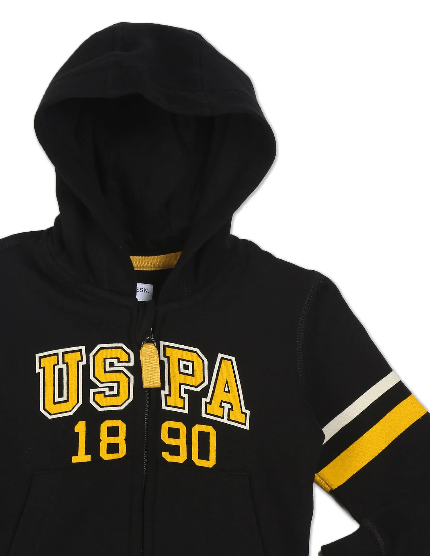 Long Sleeve Brand Print Hooded Sweatshirt - Image 4