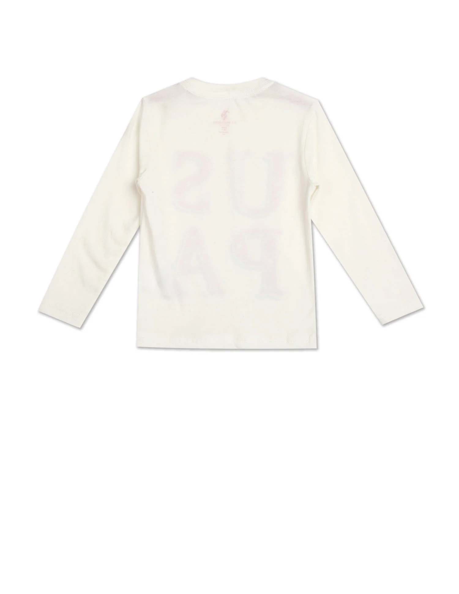 Long Sleeve Brand Print T-Shirt - Image 2