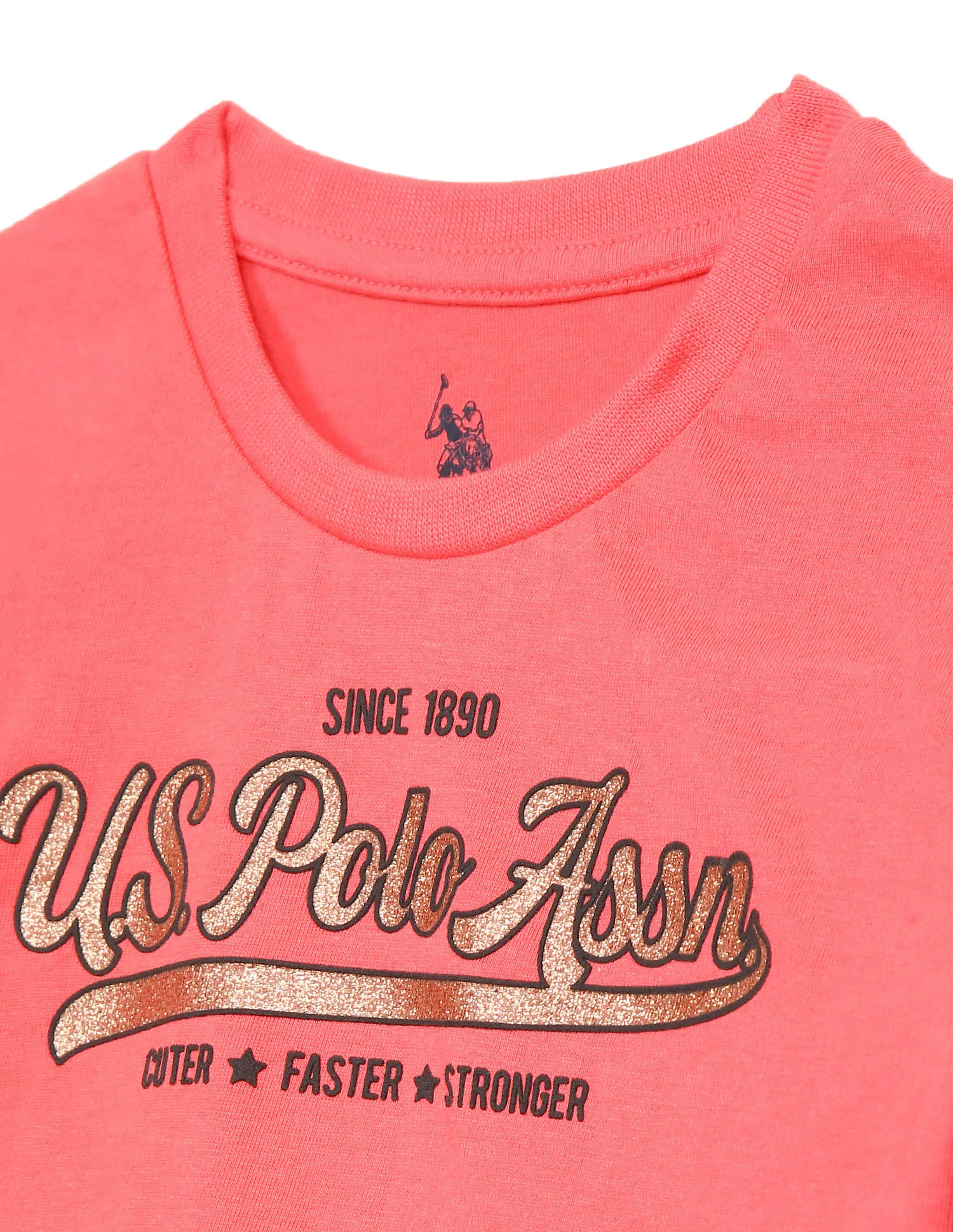 Long Sleeve Brand Print T-Shirt - Image 3