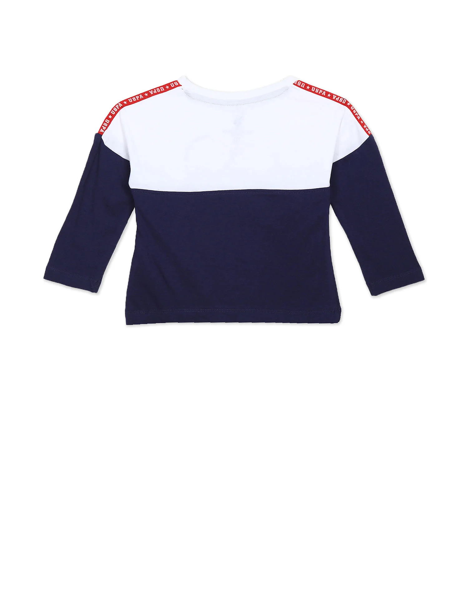 Long Sleeve Colour Block T-Shirt - Image 2