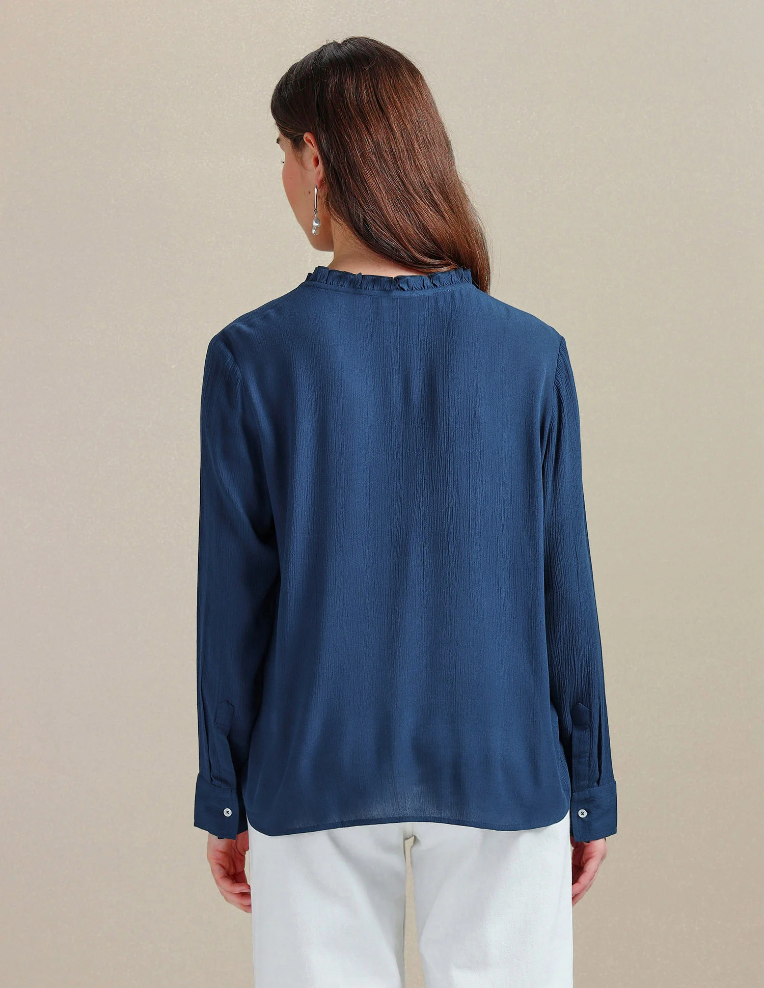 Long Sleeve Embroidered Top - Image 5