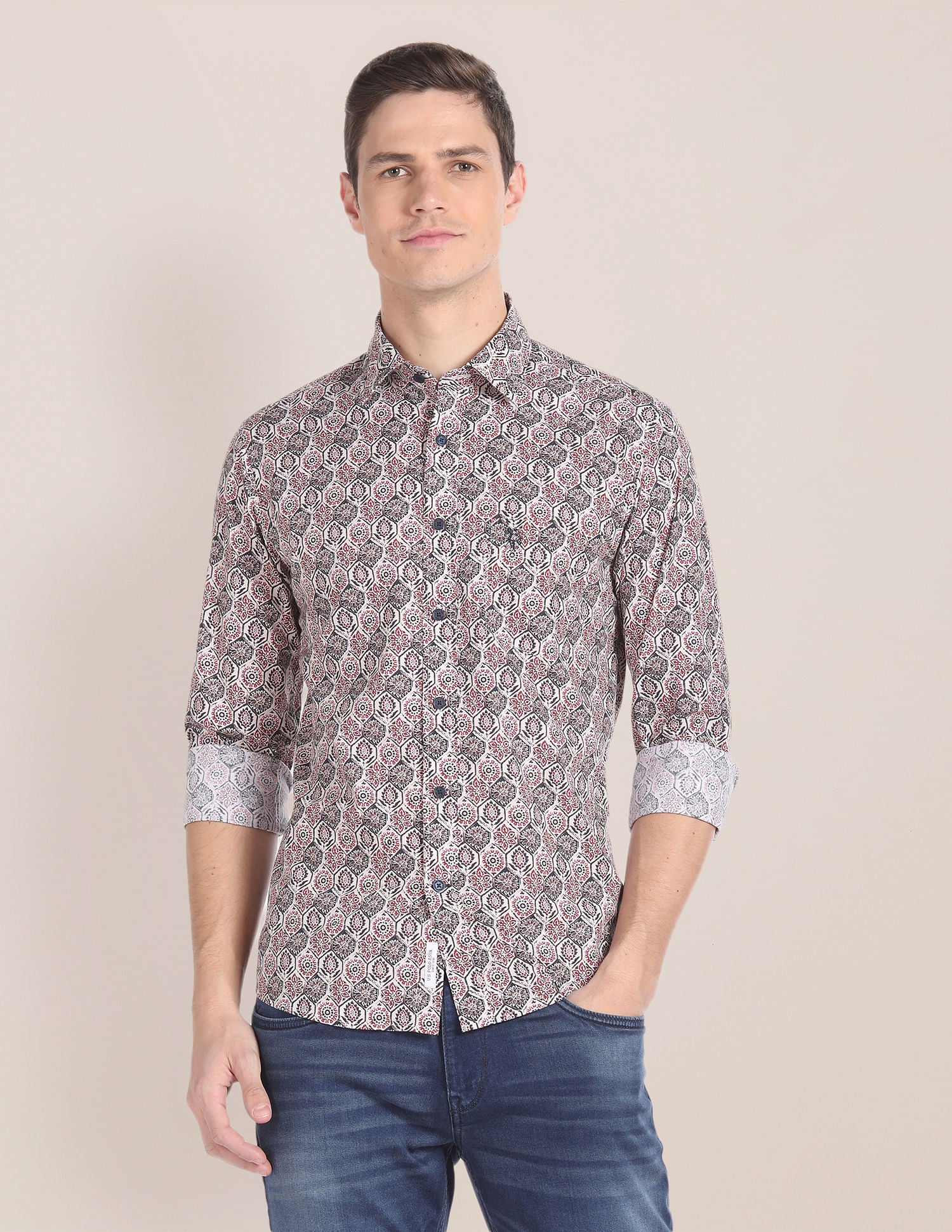 Long Sleeve Floral Print Shirt - Image 6