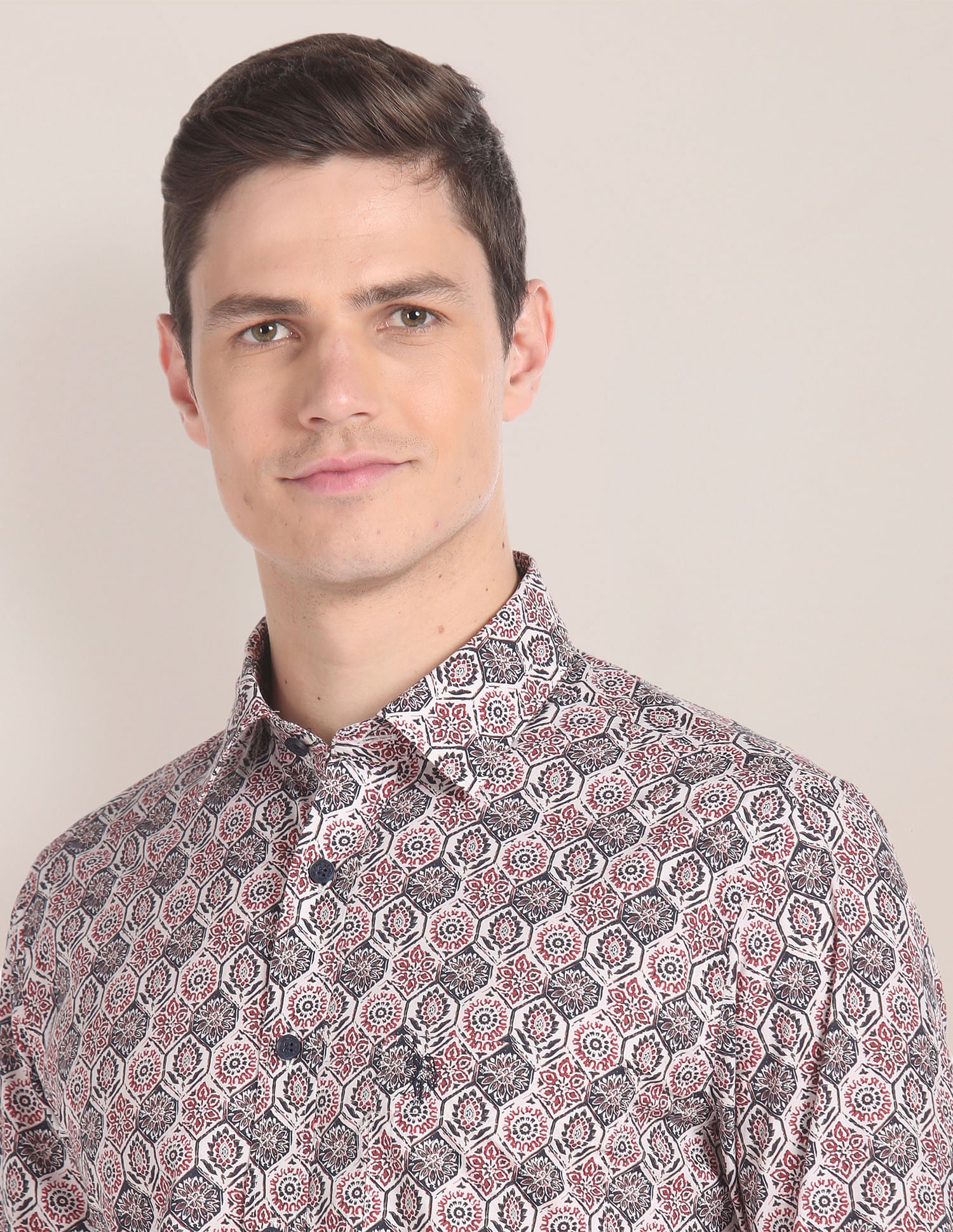 Long Sleeve Floral Print Shirt - Image 7