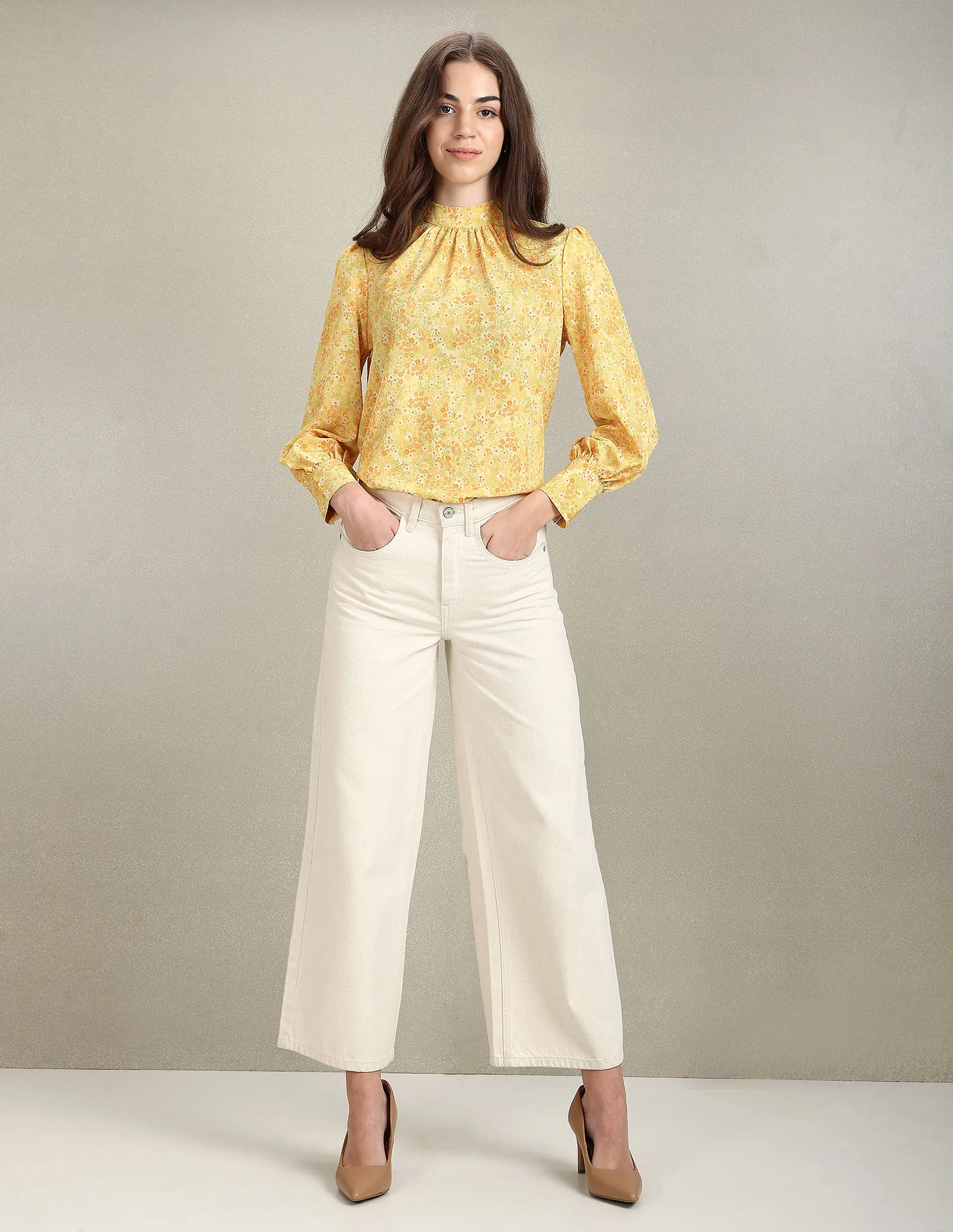 Long Sleeve Floral Top - Image 3