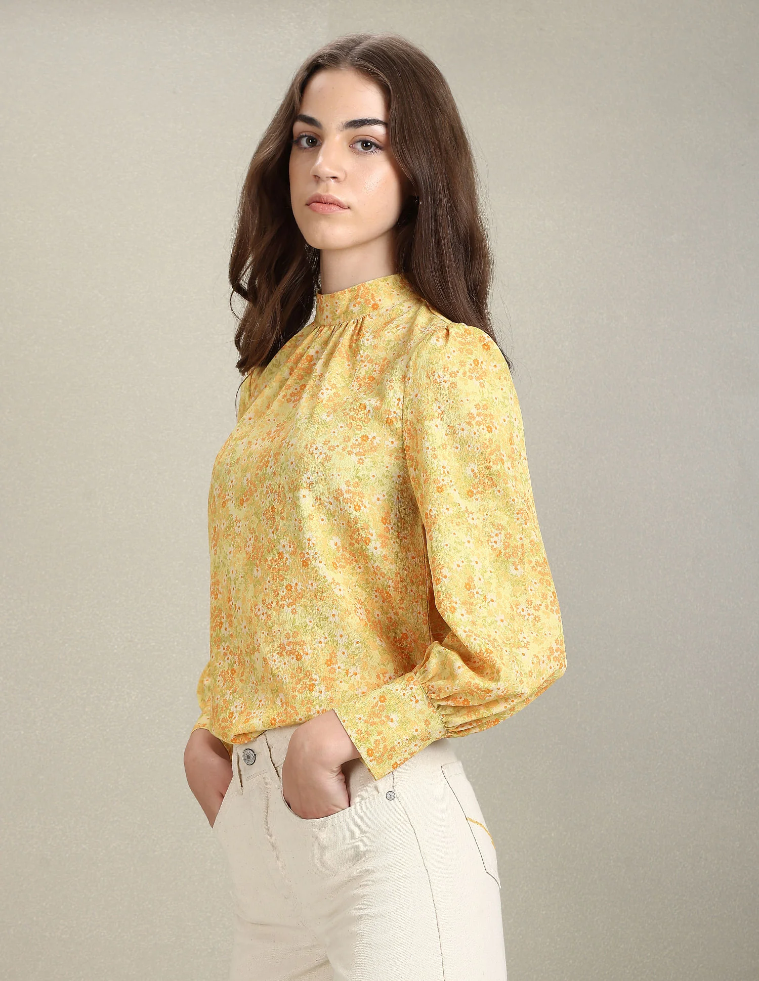 Long Sleeve Floral Top - Image 4