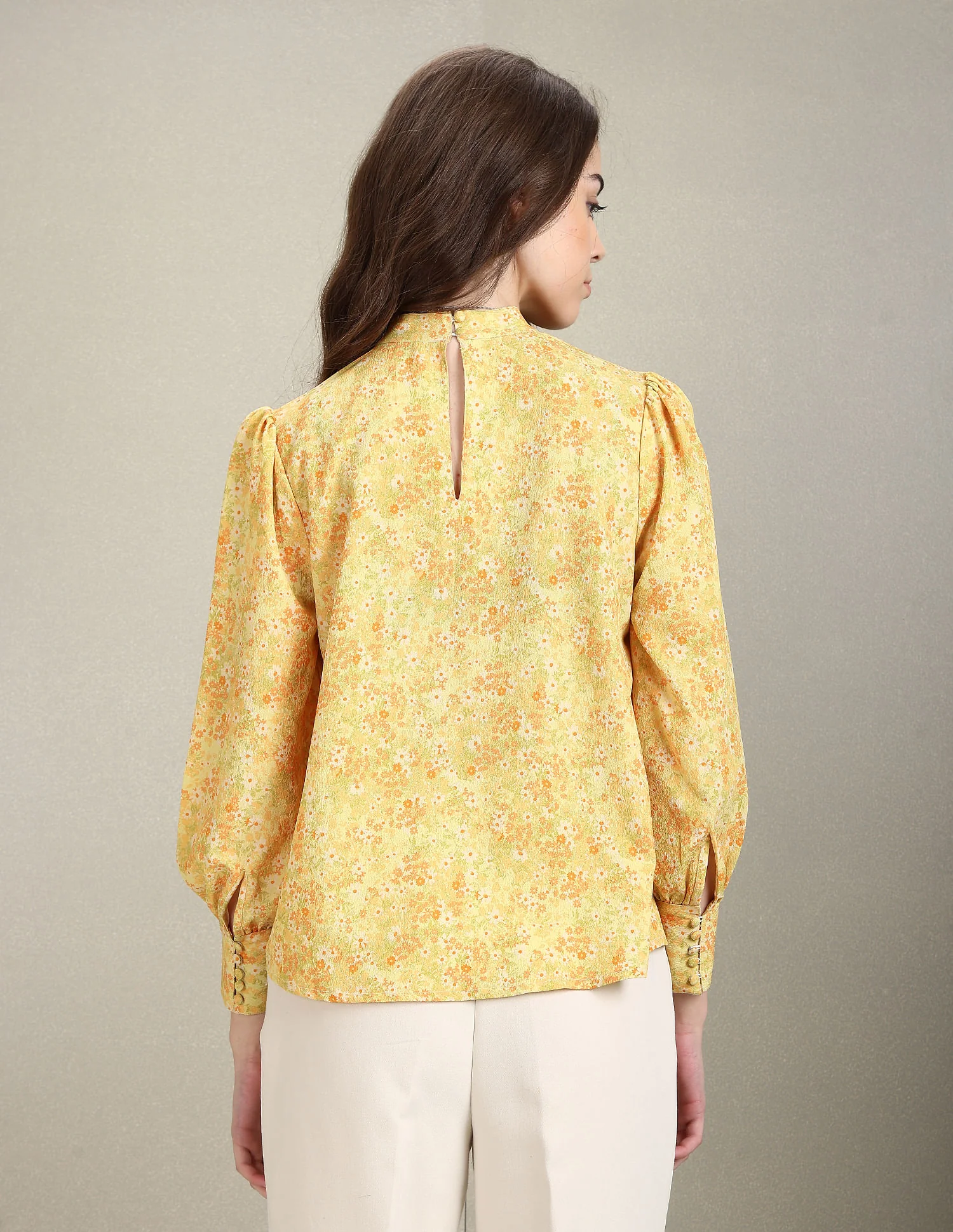 Long Sleeve Floral Top - Image 5