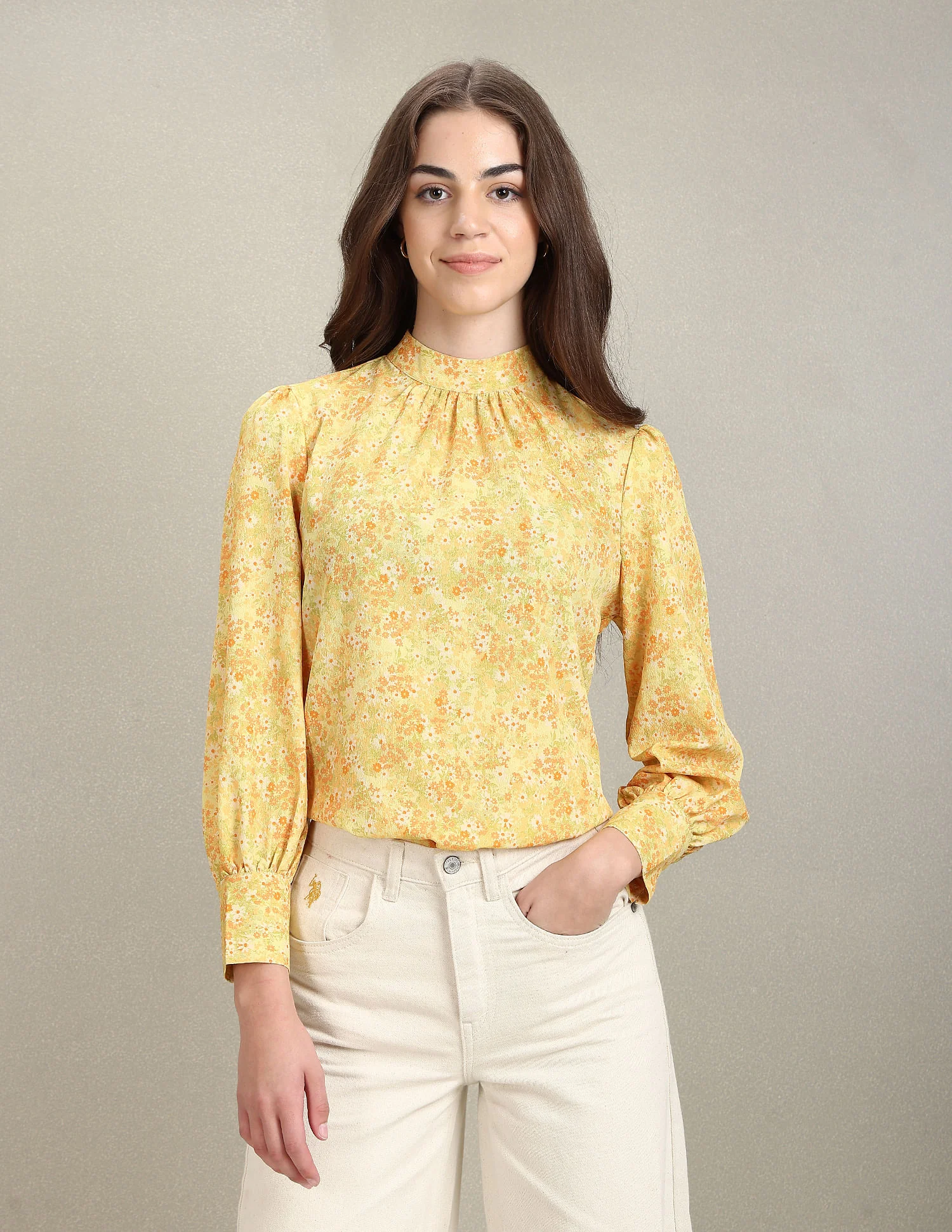 Long Sleeve Floral Top - Image 6