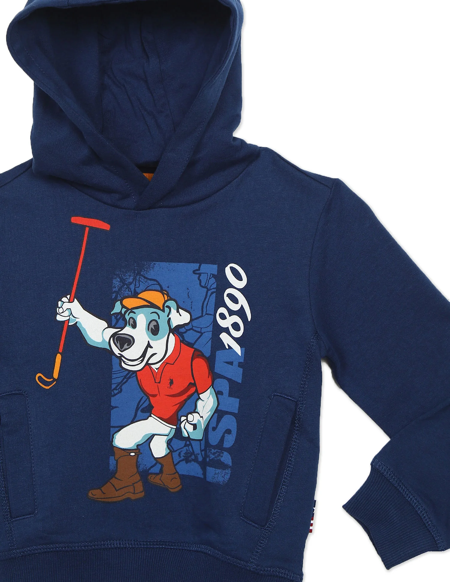 Long Sleeve Graphic Print Hooded Sweatshirt - Image 4