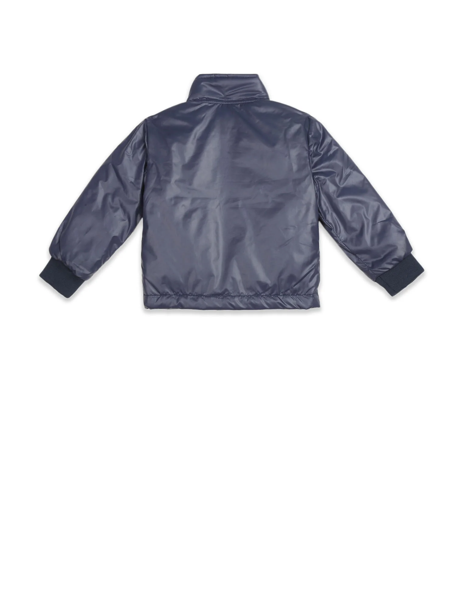 Long Sleeve High Neck Casual Jacket - Image 2