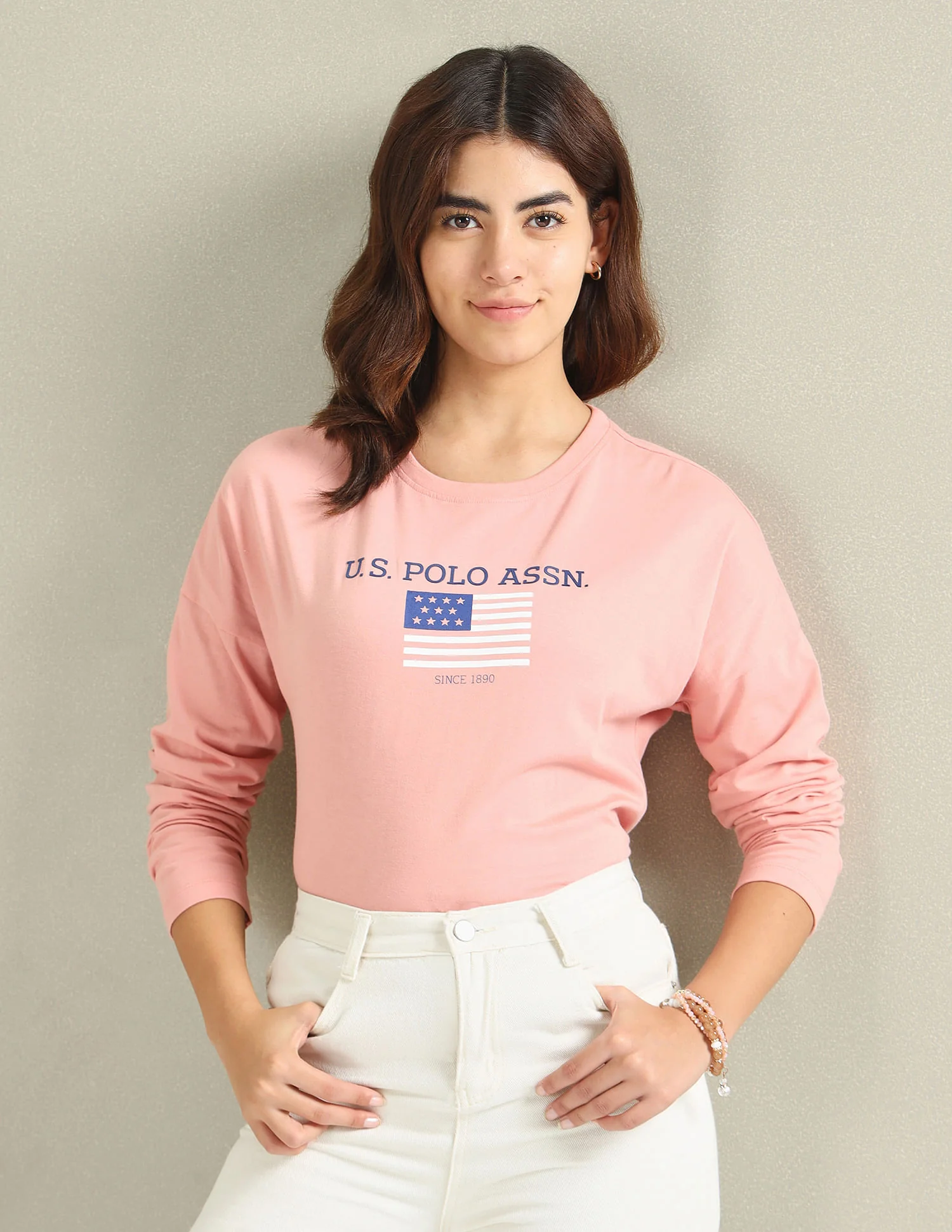 Drop Shoulder Pure Cotton T-Shirt