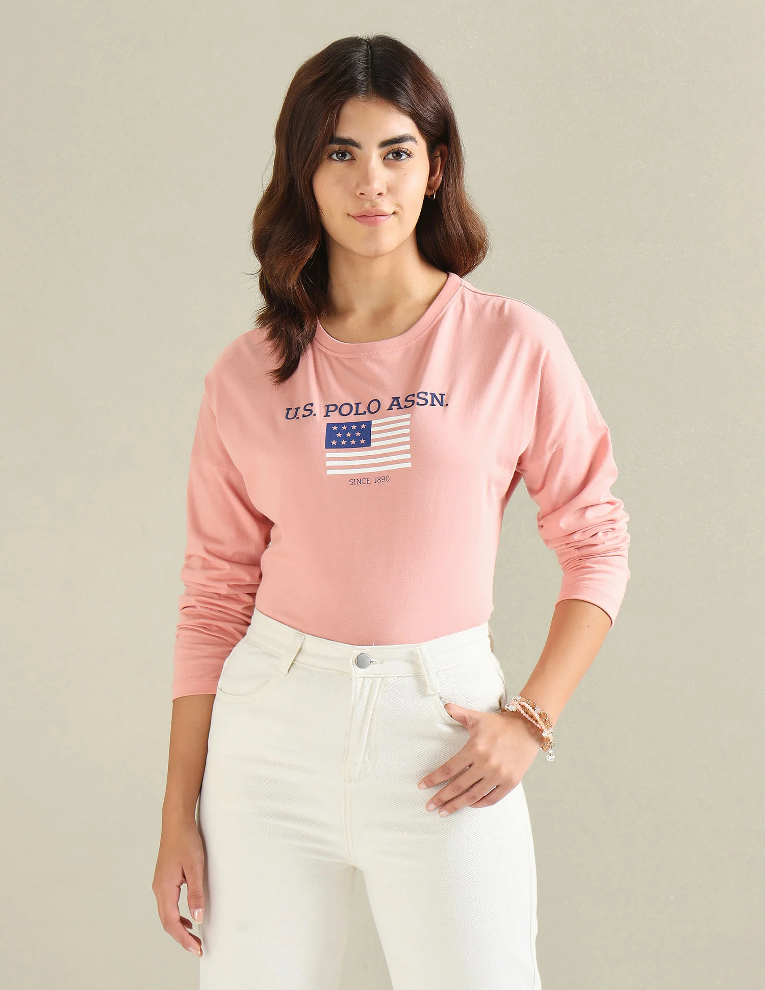Drop Shoulder Pure Cotton T-Shirt - Image 6
