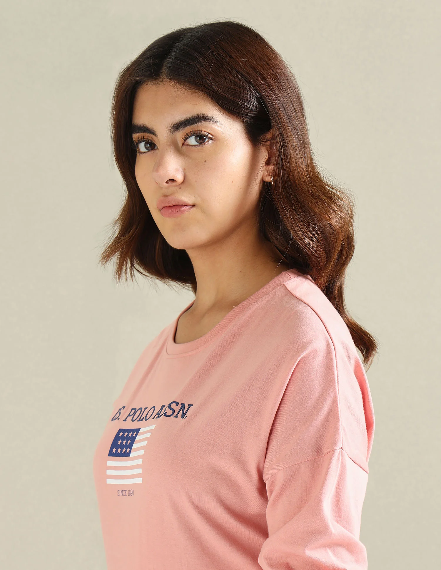 Drop Shoulder Pure Cotton T-Shirt - Image 7
