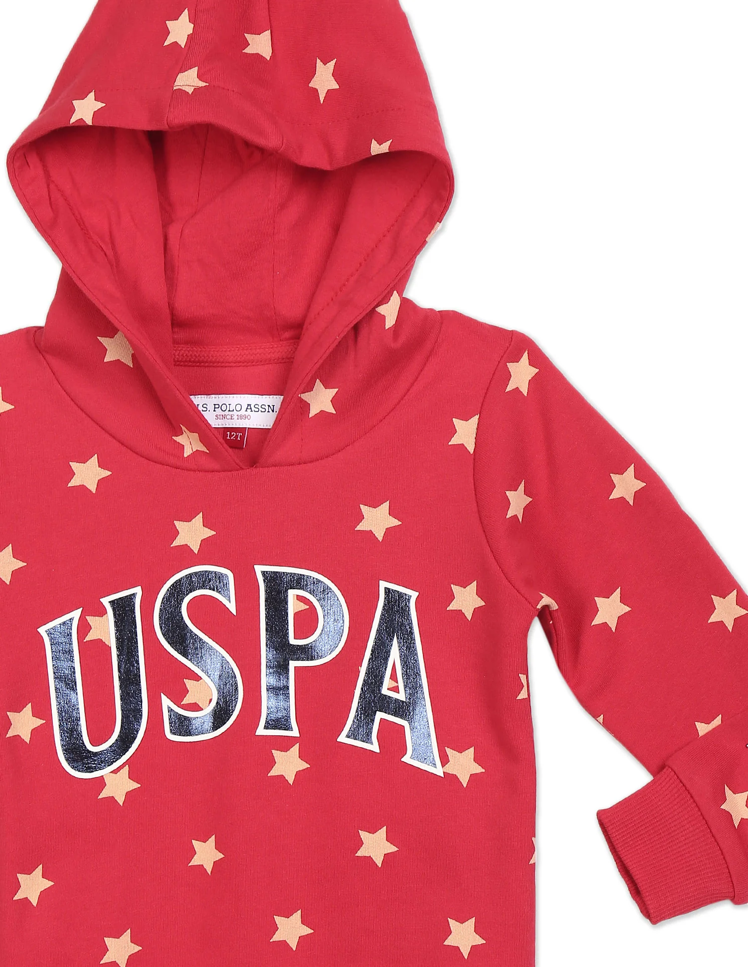 Long Sleeve Striped Hooded Sweater - Image 4