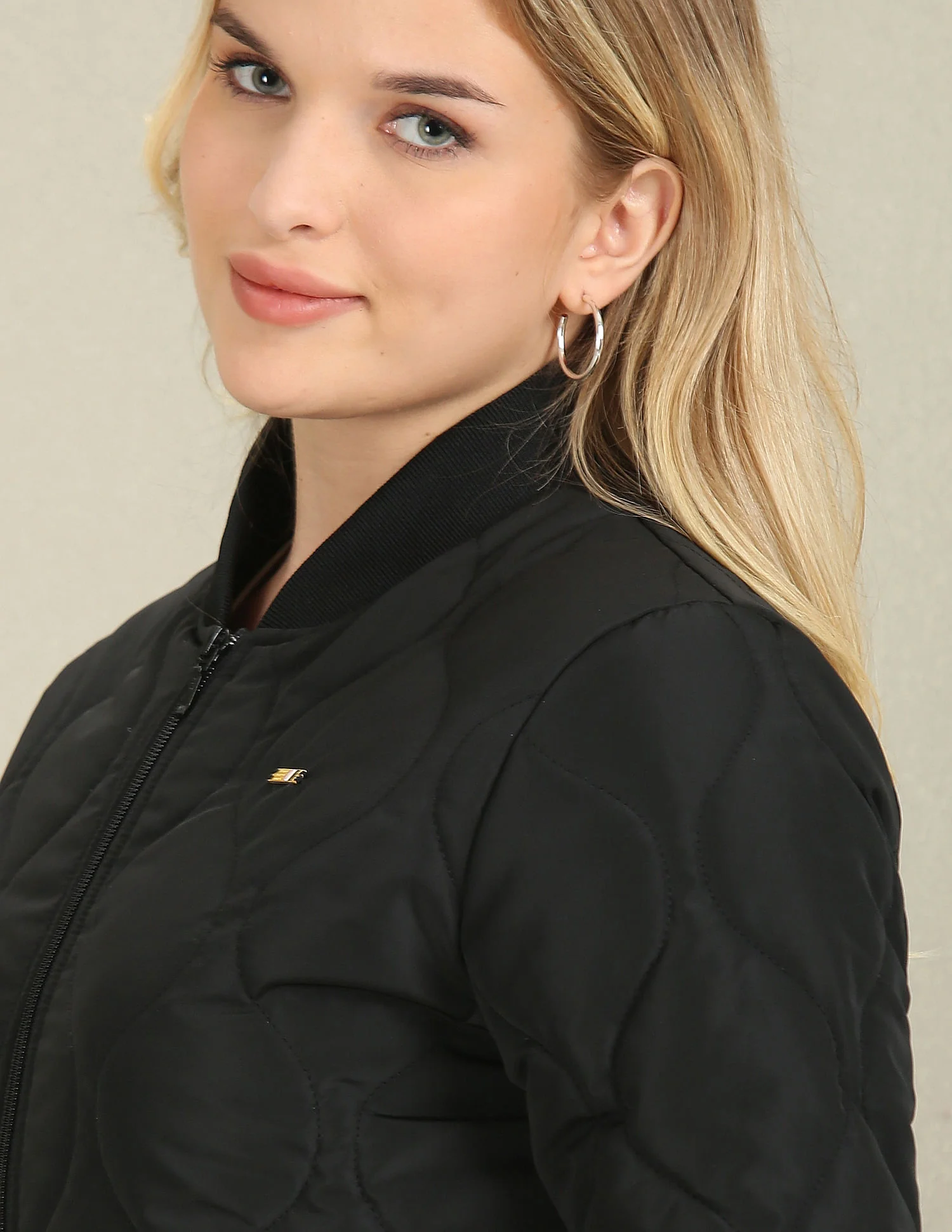 Longline Stand Neck Jacket - Image 7