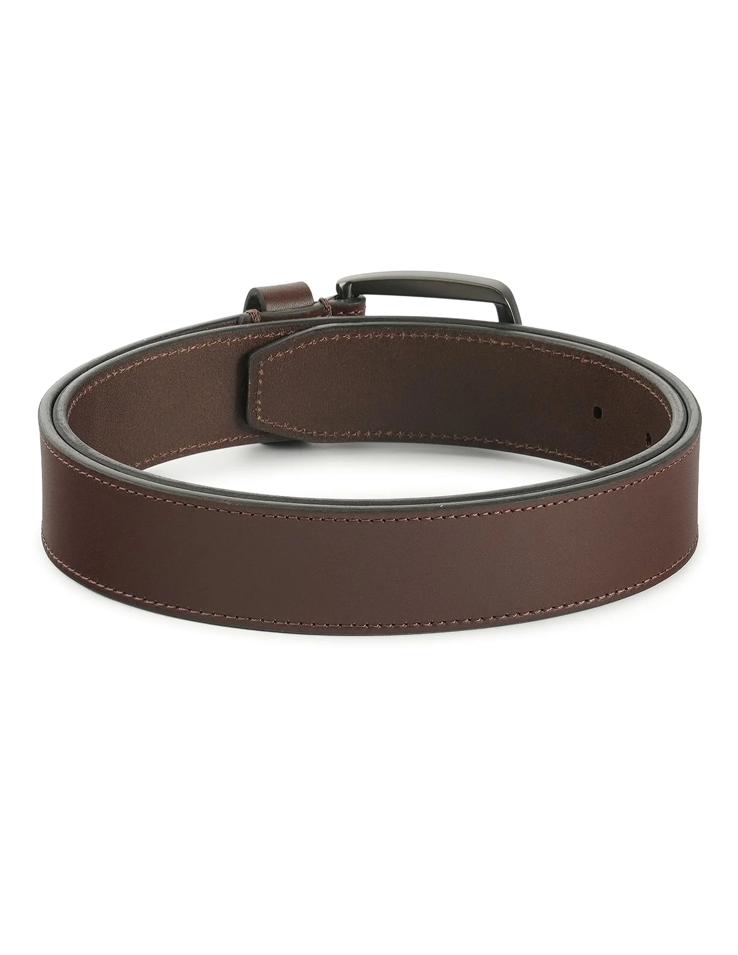 Luca Solid Leather Belt - Image 3