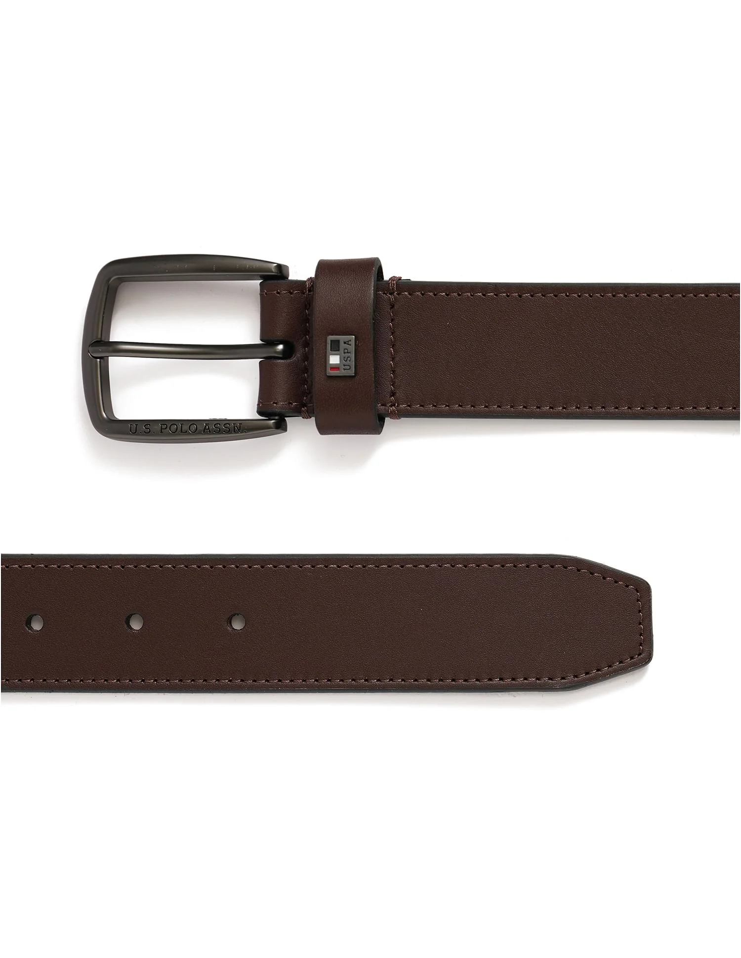 Luca Solid Leather Belt - Image 4