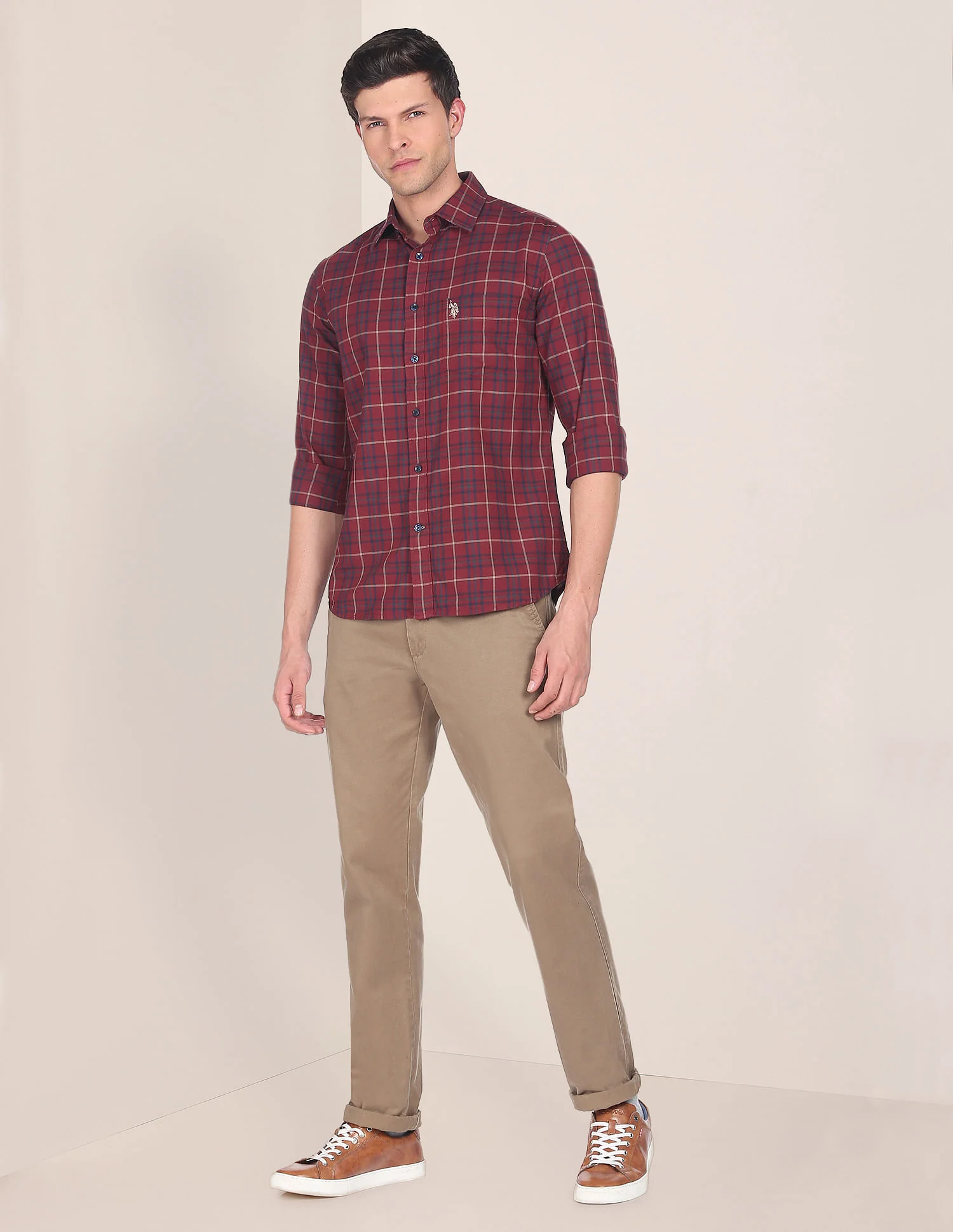 Matt Check Dobby Casual Shirt - Image 3