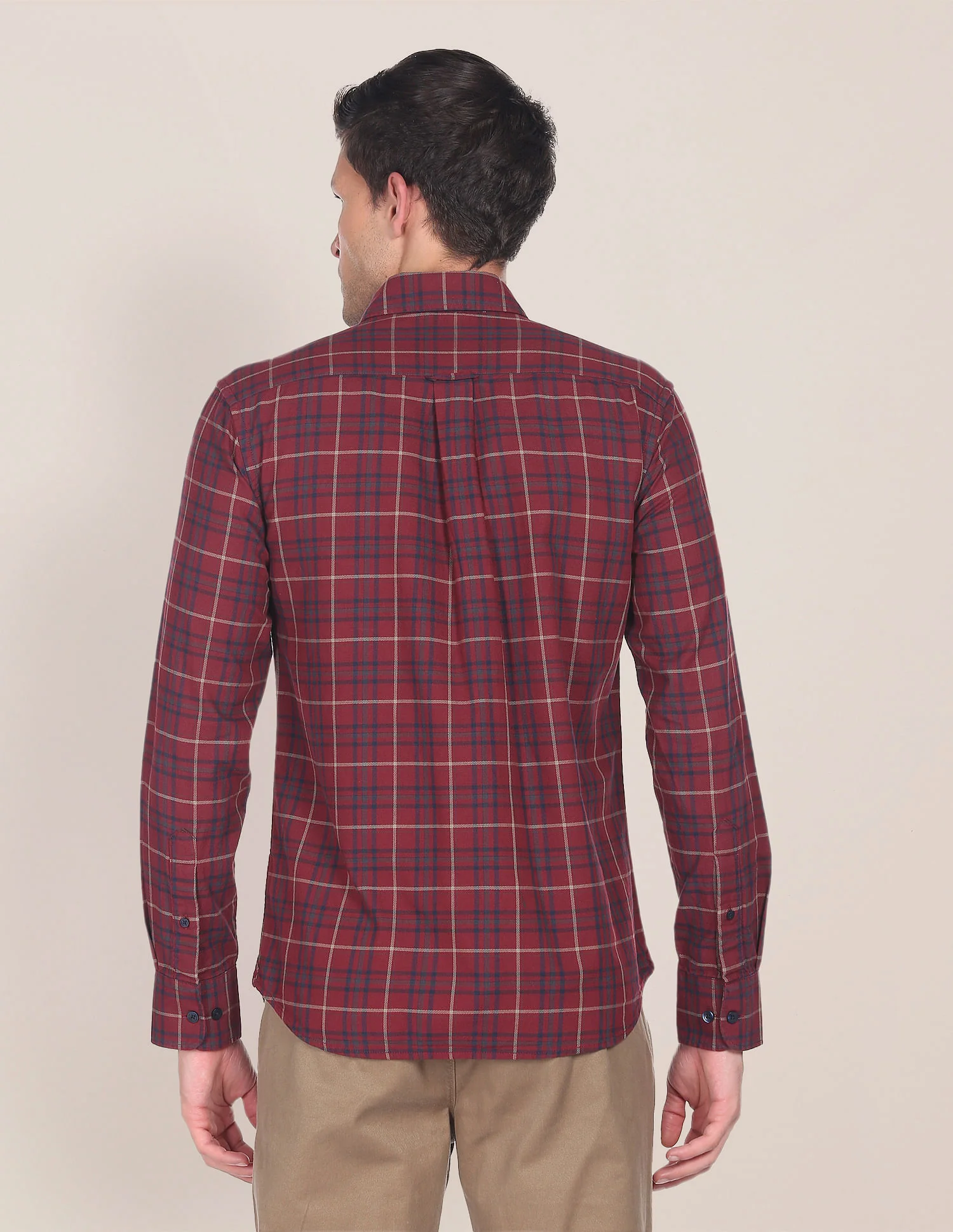 Matt Check Dobby Casual Shirt - Image 5