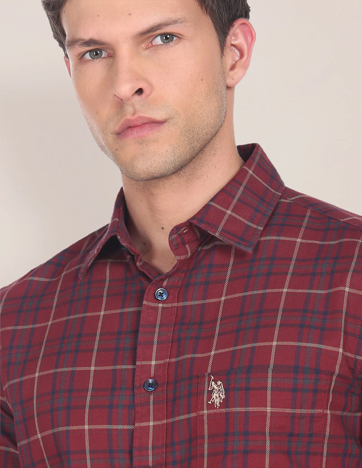 Matt Check Dobby Casual Shirt - Image 6