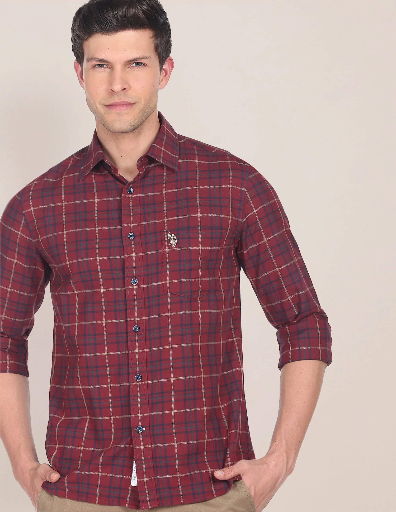 Matt Check Dobby Casual Shirt - Image 7