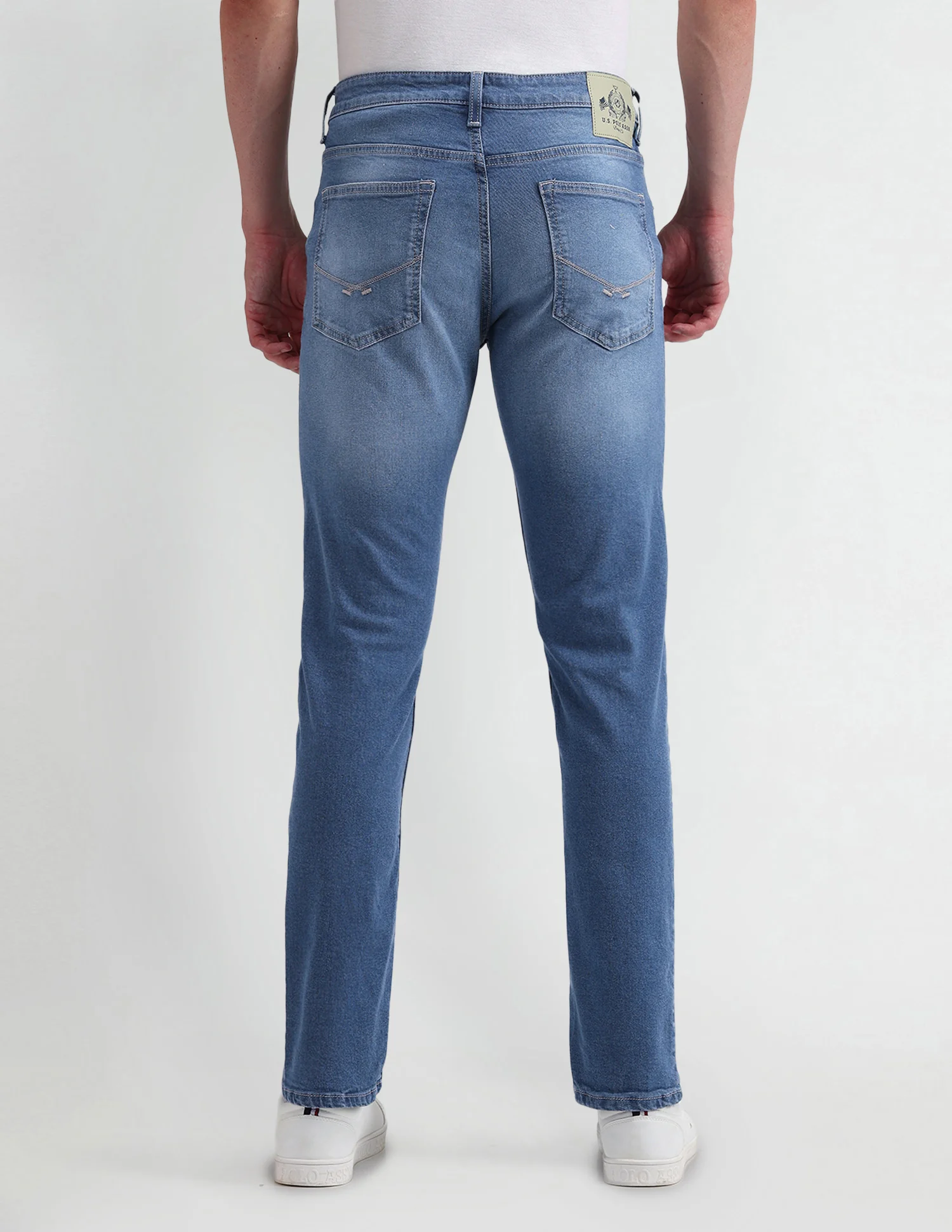 Brandon Slim Fit Tapered Blue Jeans - Image 5