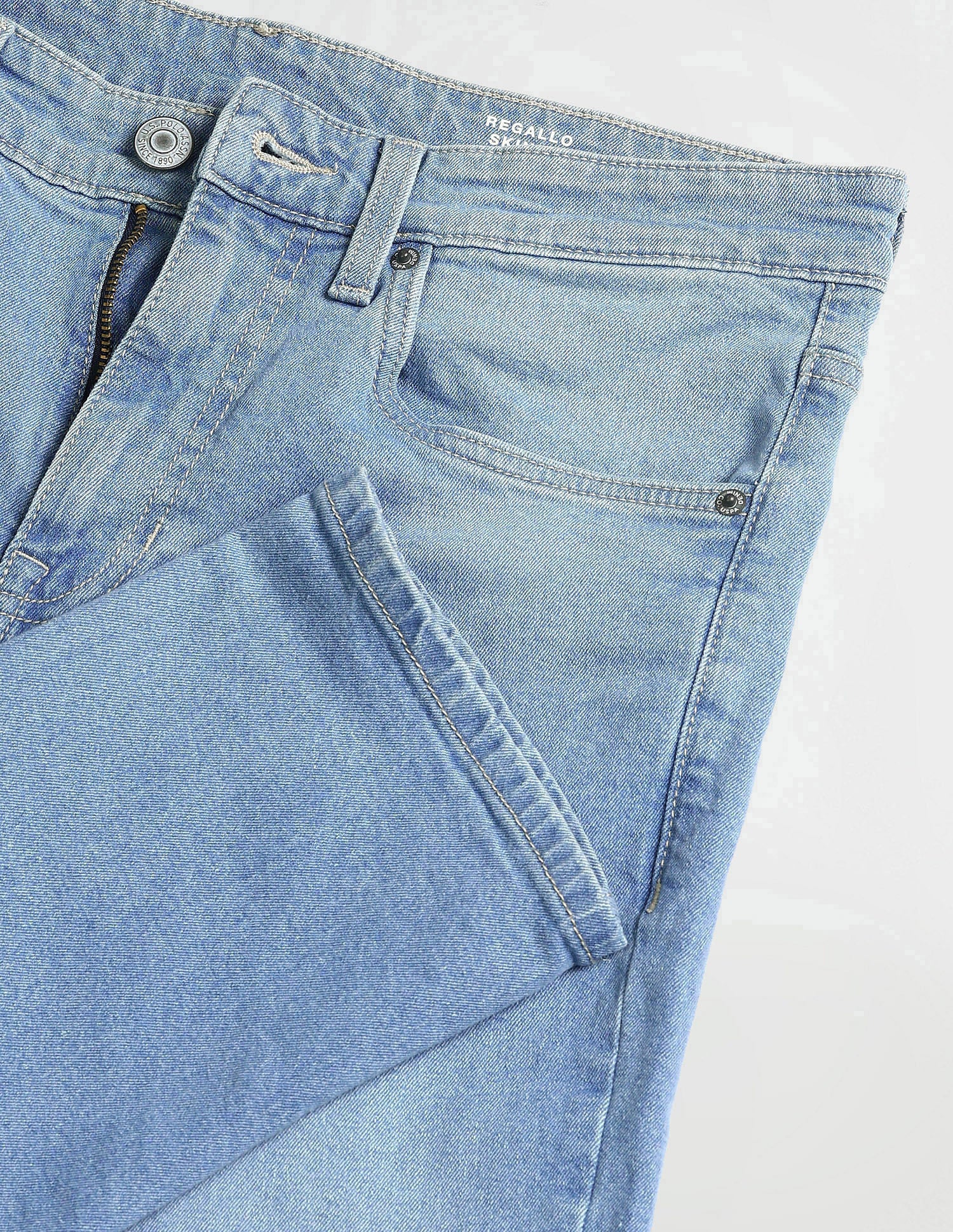 Regallo Skinny Fit Blue Jeans - Image 2