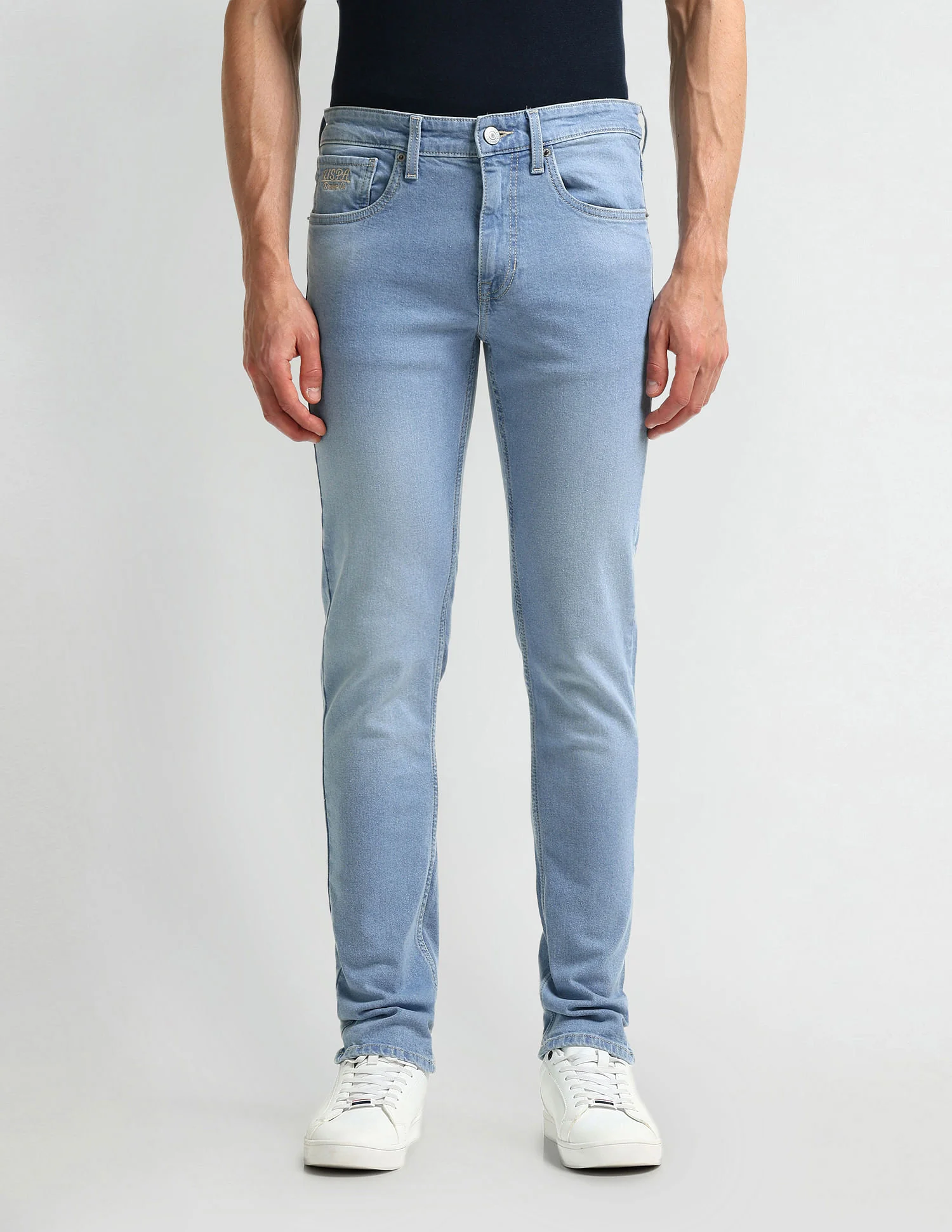 Regallo Skinny Fit Blue Jeans - Image 6