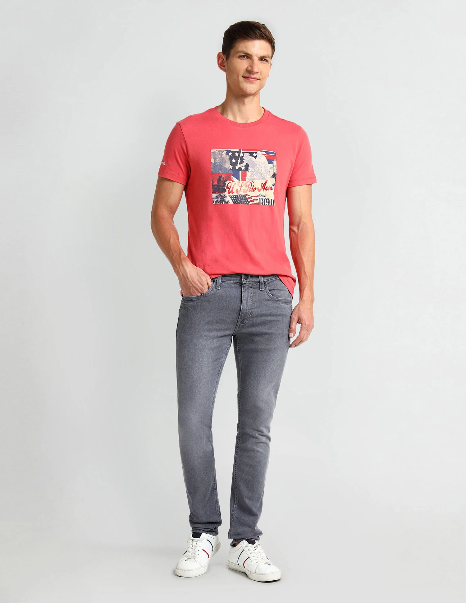 Regallo Skinny Fit Grey Jeans - Image 3