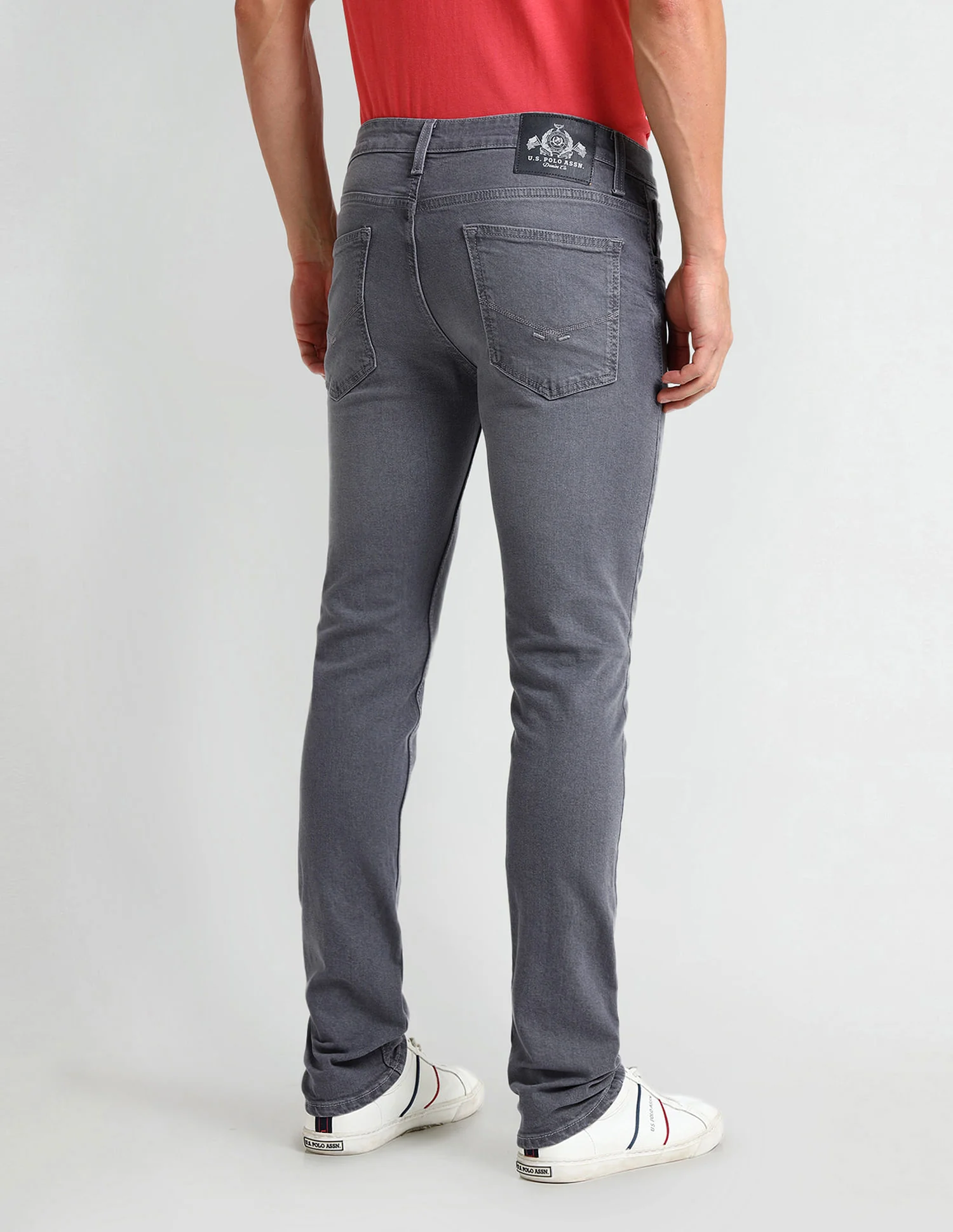 Regallo Skinny Fit Grey Jeans - Image 5